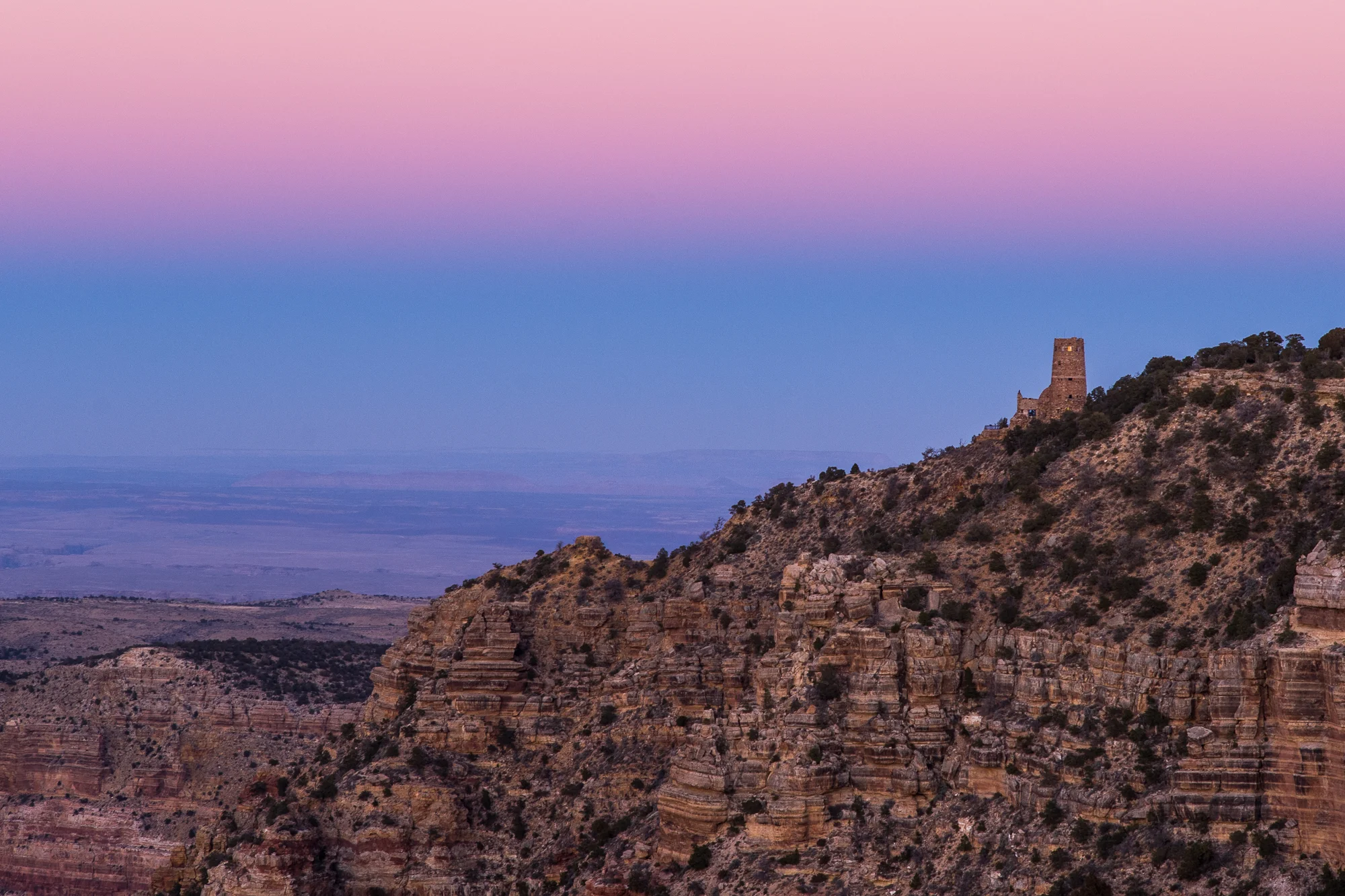 The Watchtower at Sunset