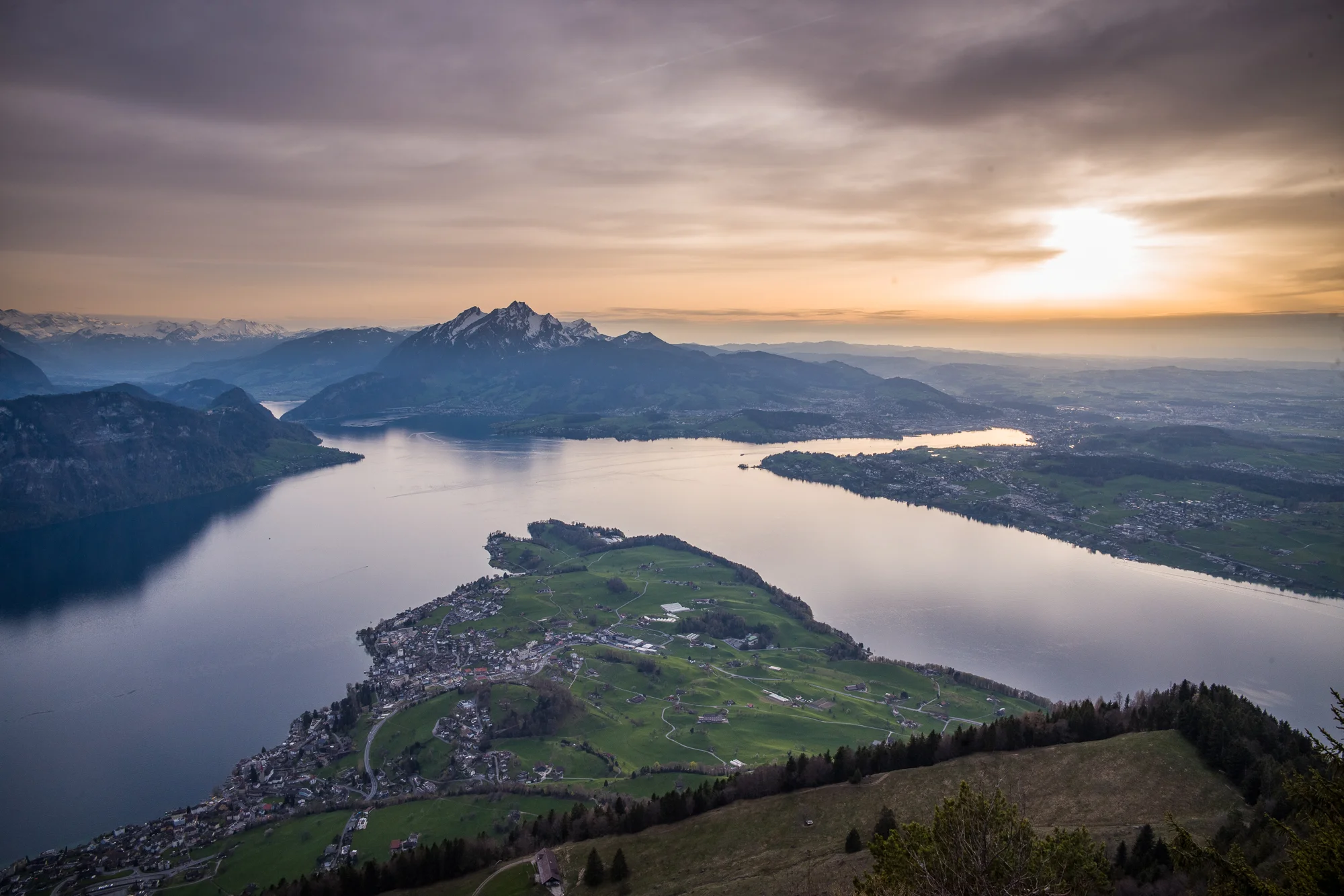 Lake Lucerne from the Rigi