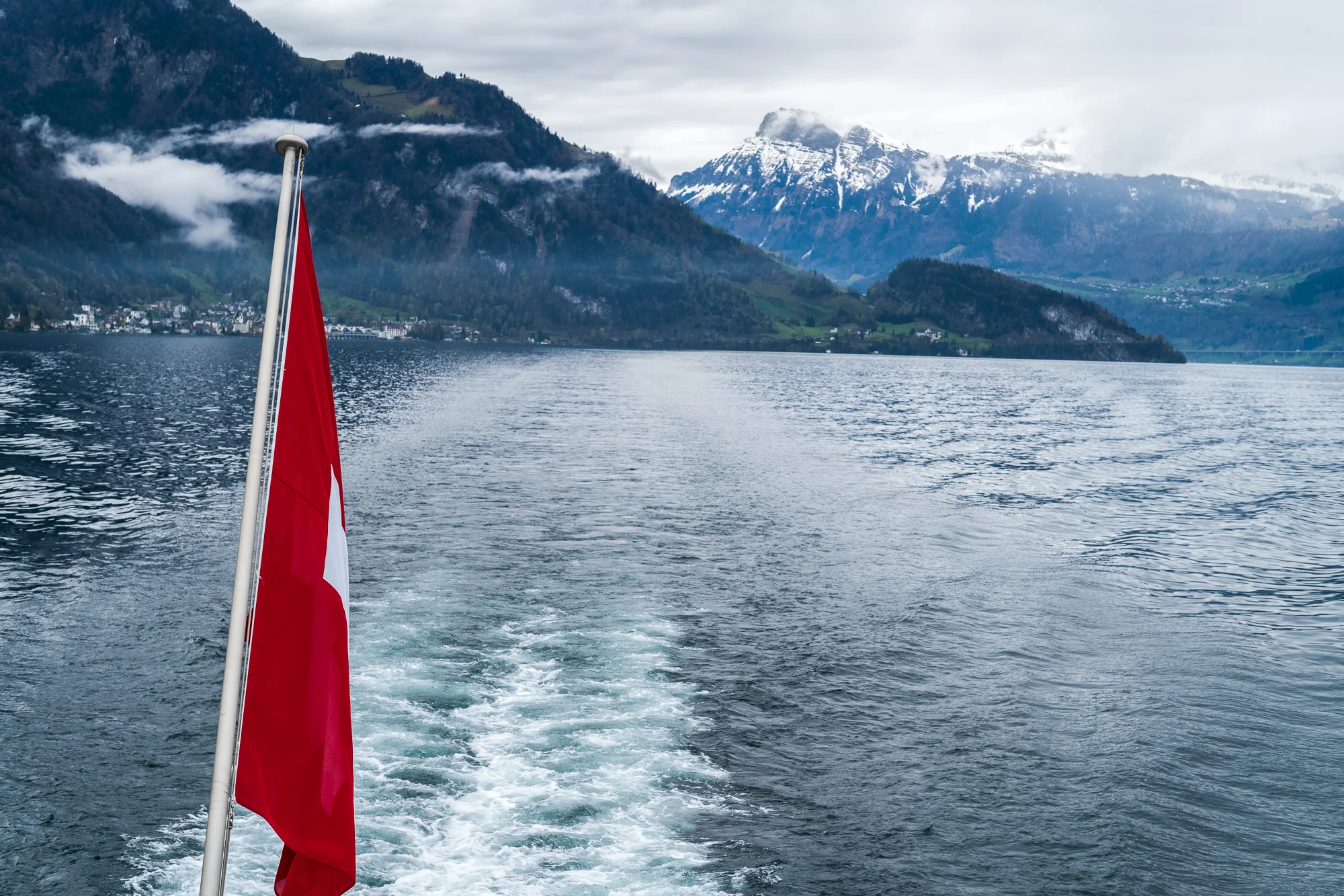 The boat ride to Vitznau
