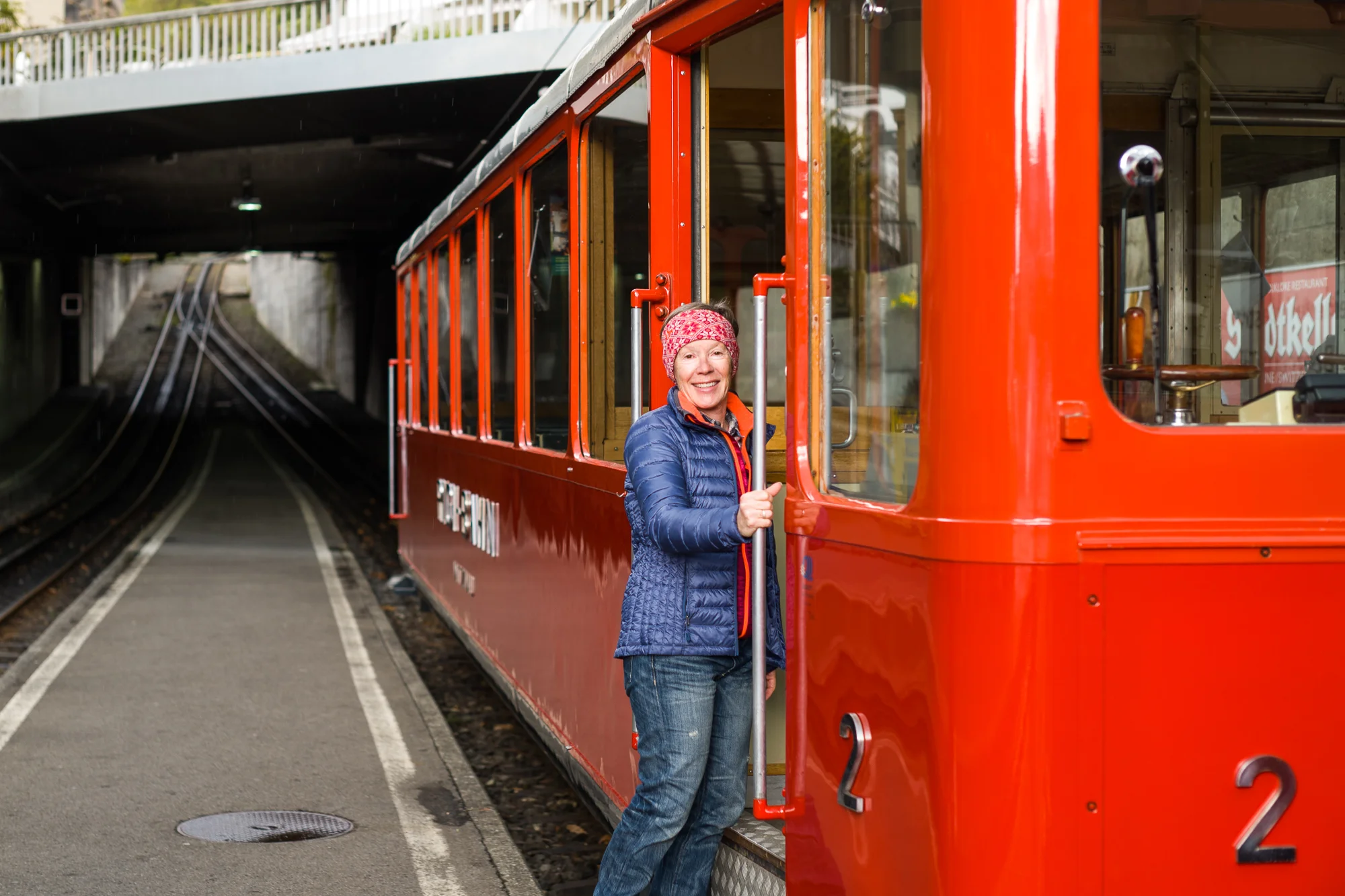 All aboard the Rigi Railway in Vitznau