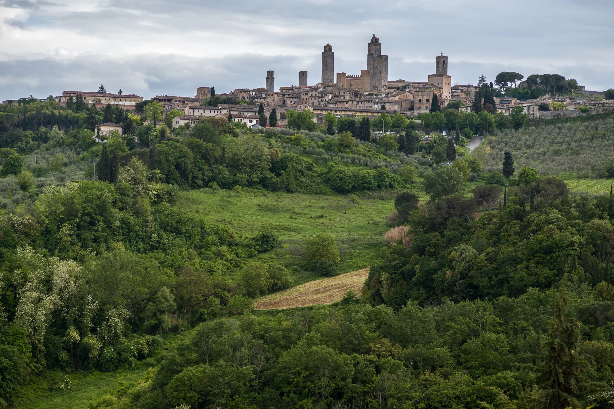 San Gimignano from a distance
