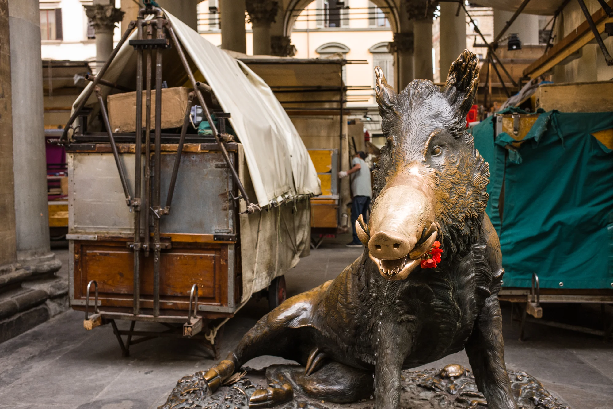 Boar sculpture in Florence