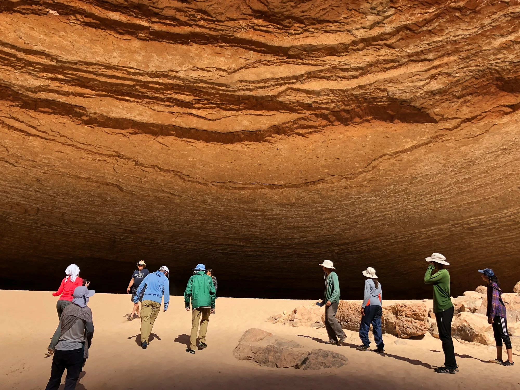 Entering the cavern you get a feeling of the immensity