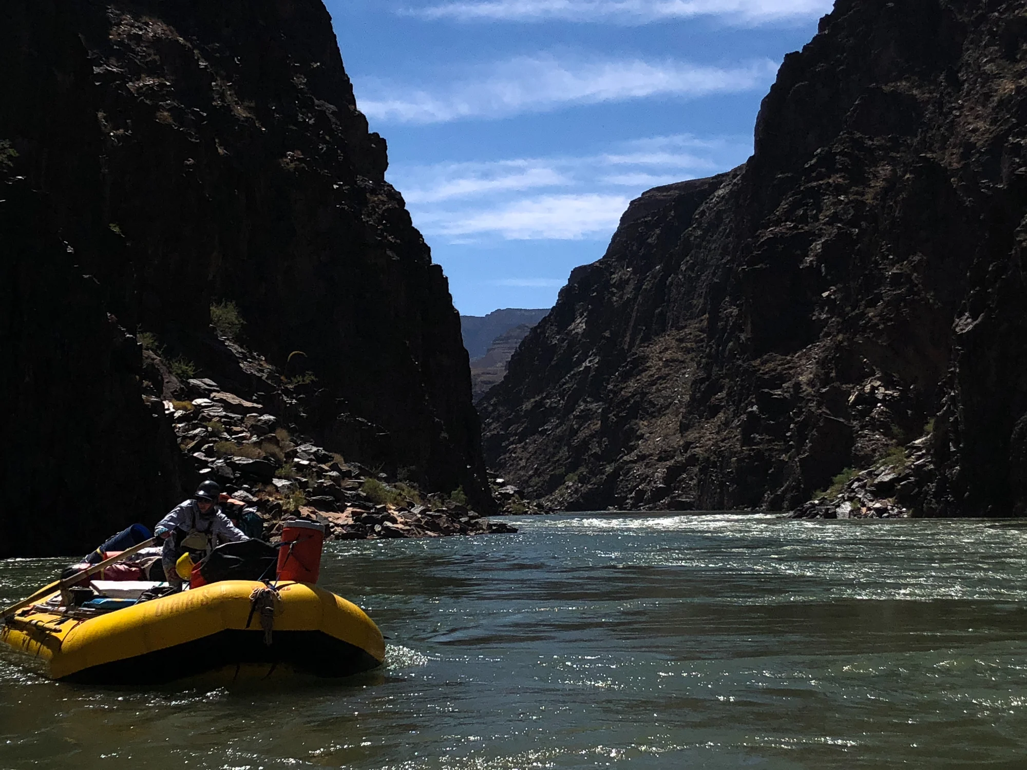 The boats in Granite Gorge