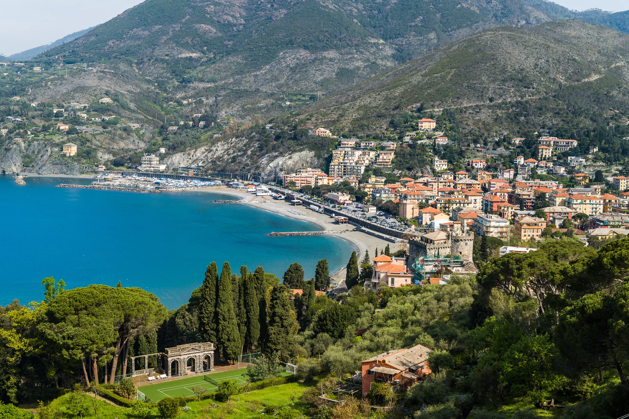 Levanto from the hiking trail
