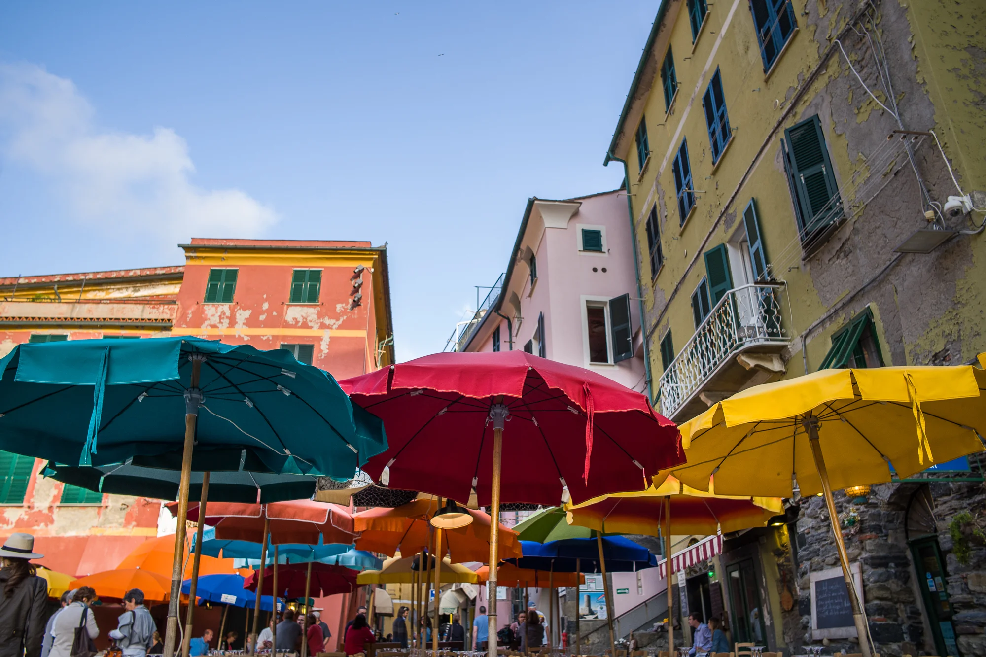 Umbrellas at Vernazza