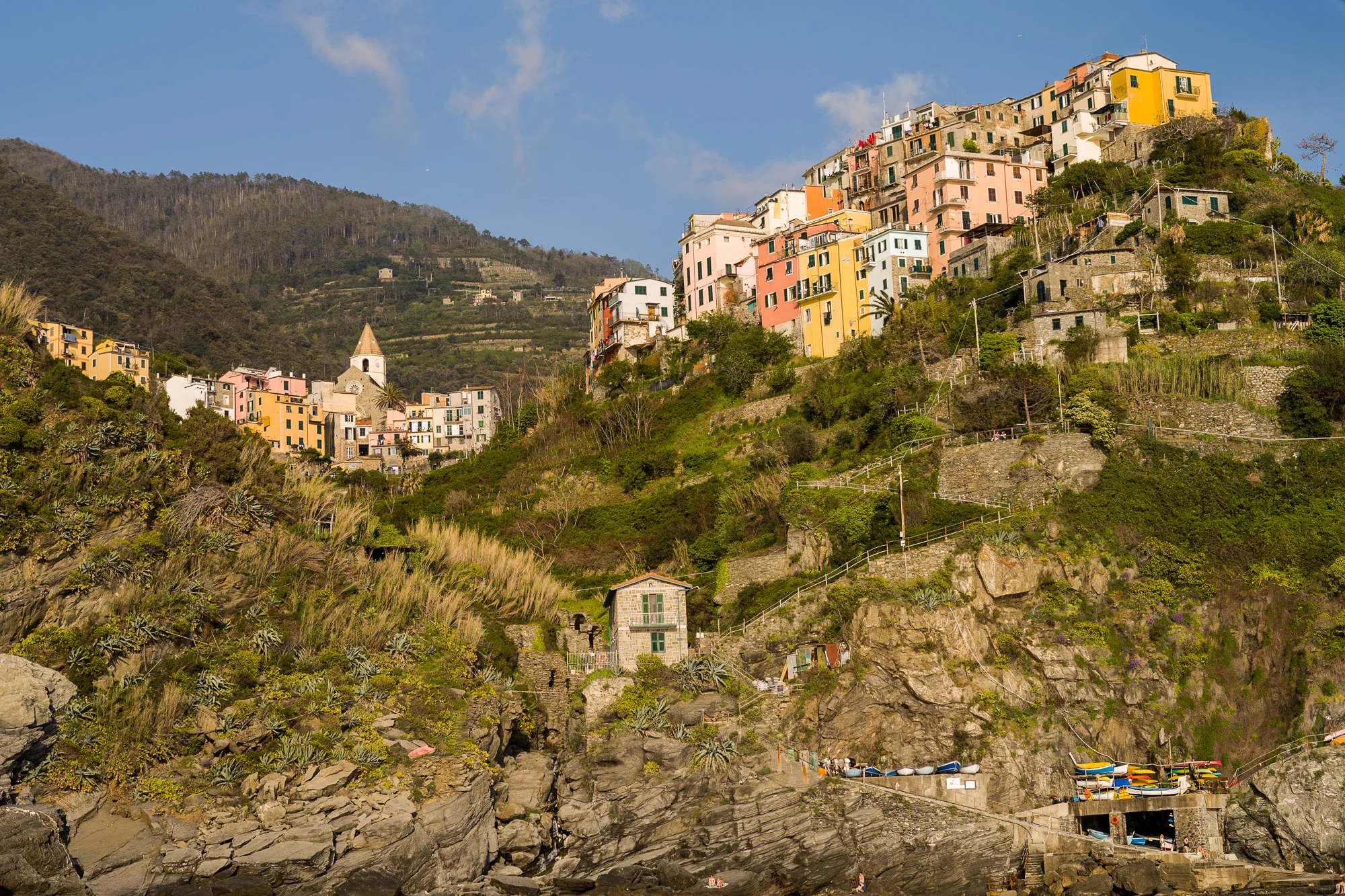 Cinque Terre from the water