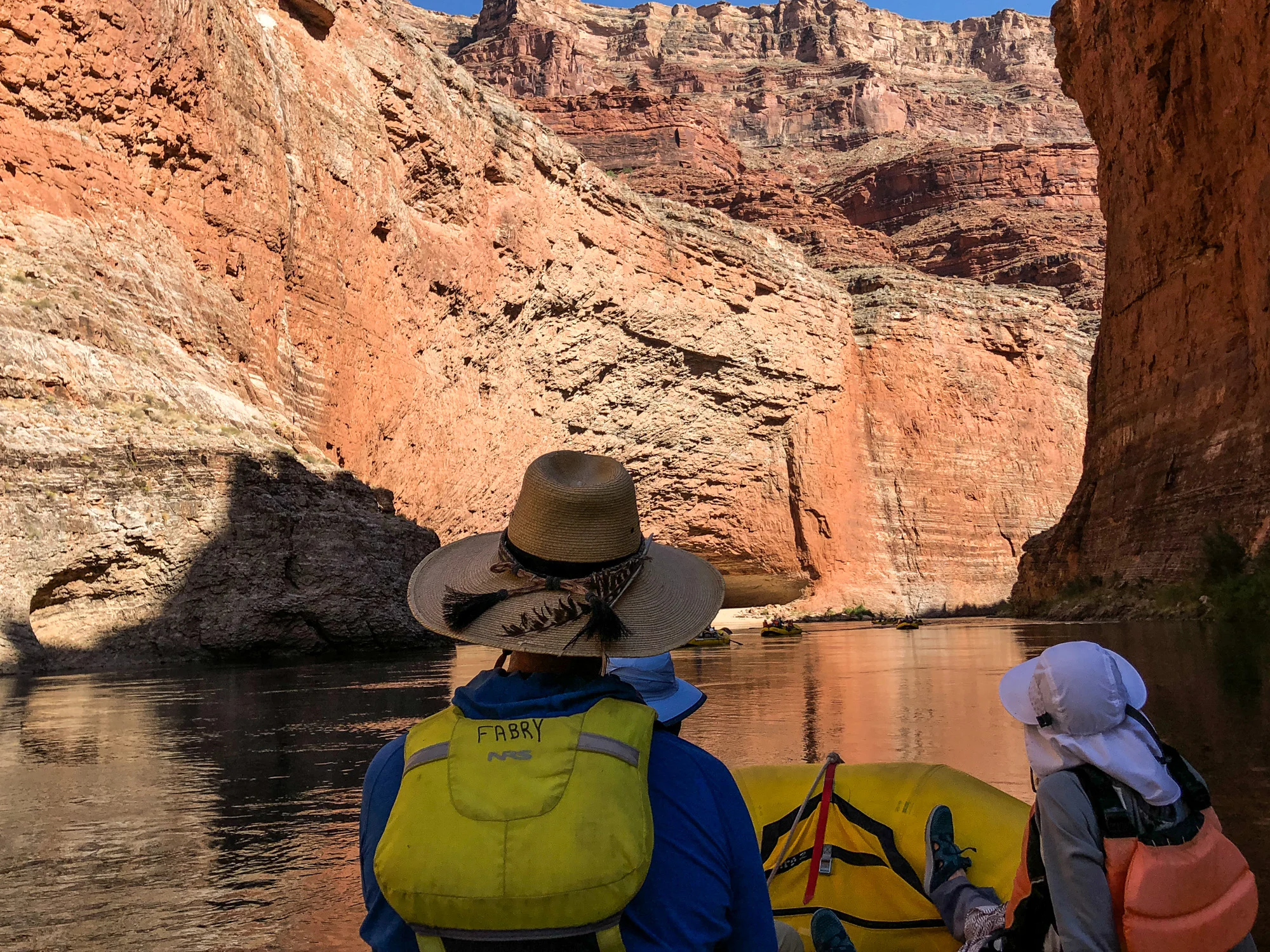 Coming in to Redwall Cavern