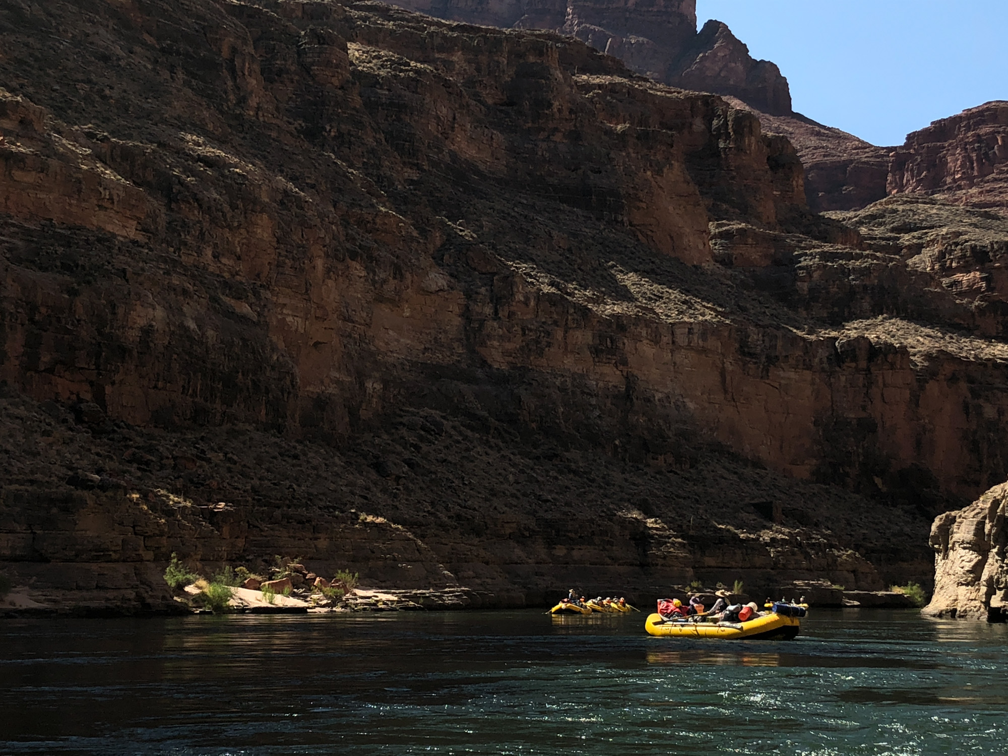  Raft flotilla on the Colorado River 