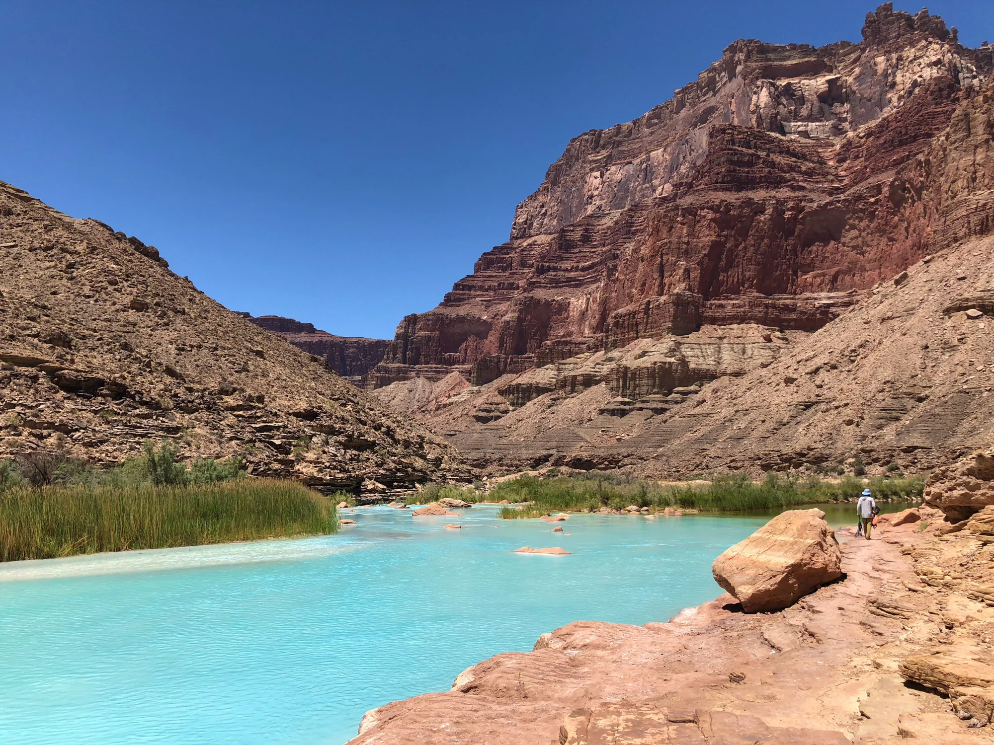 Turquoise blue of the Little Colorado River