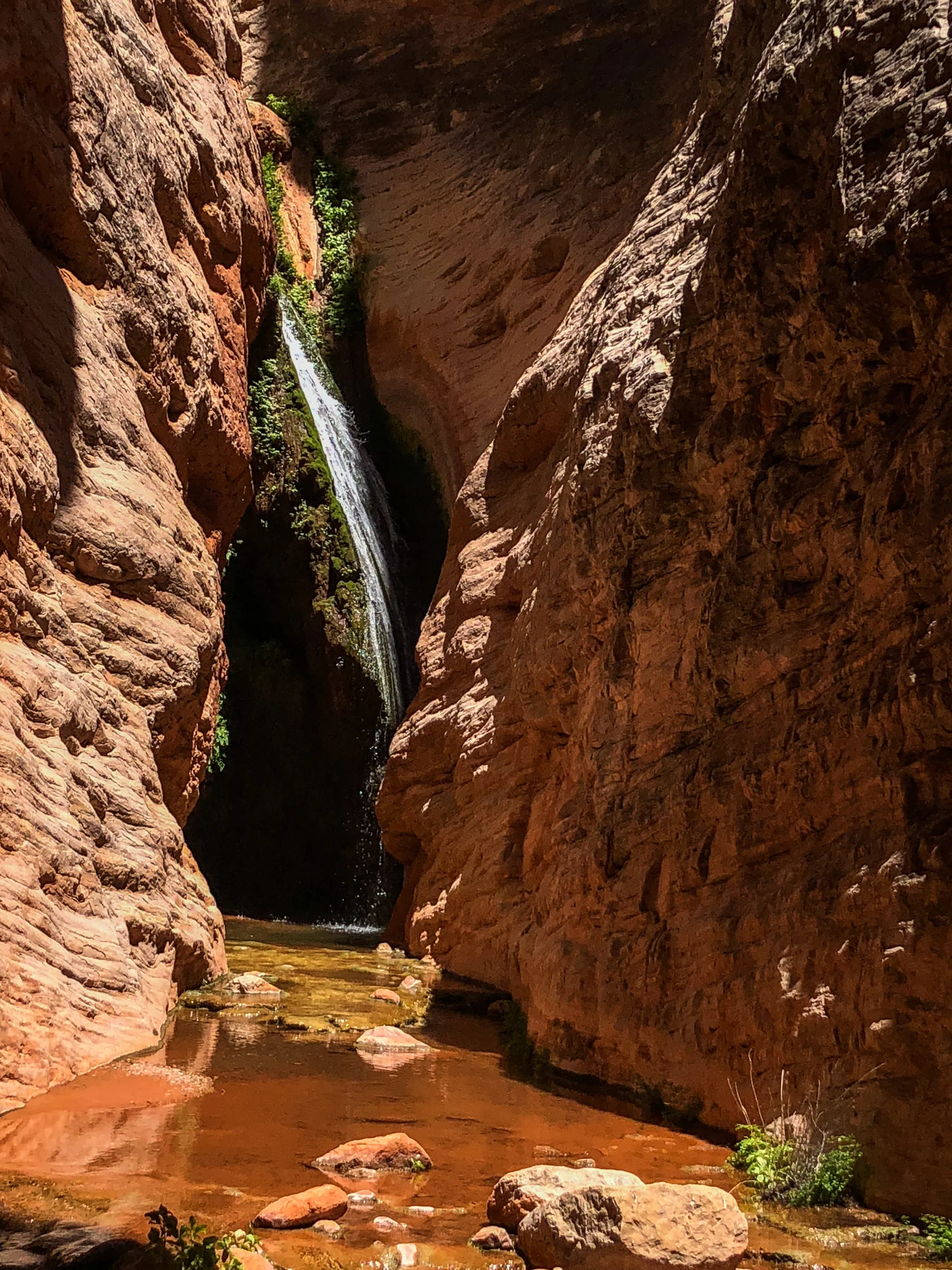 The grotto inside Stone Canyon