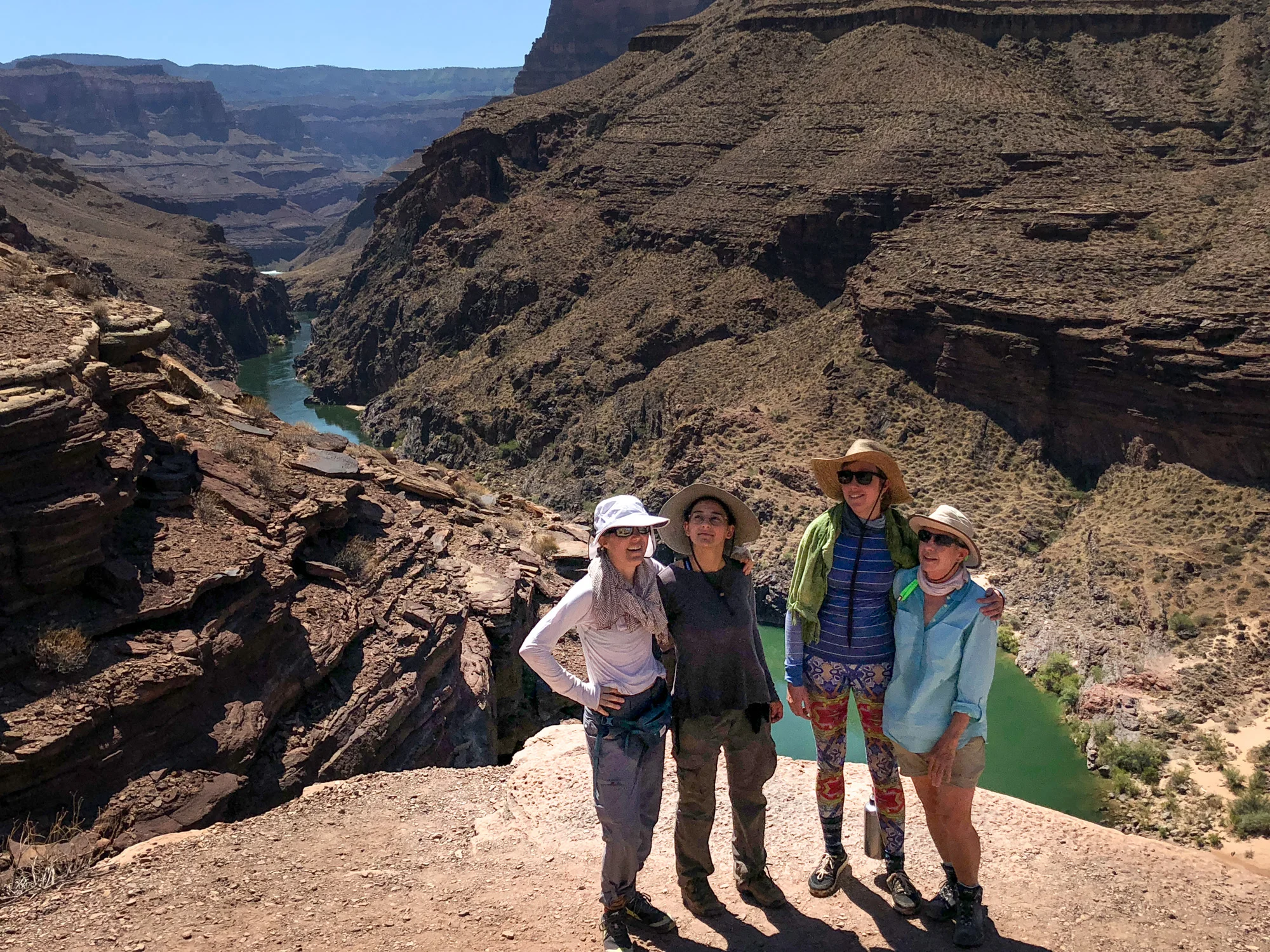 Women of the trip at Deer Creek