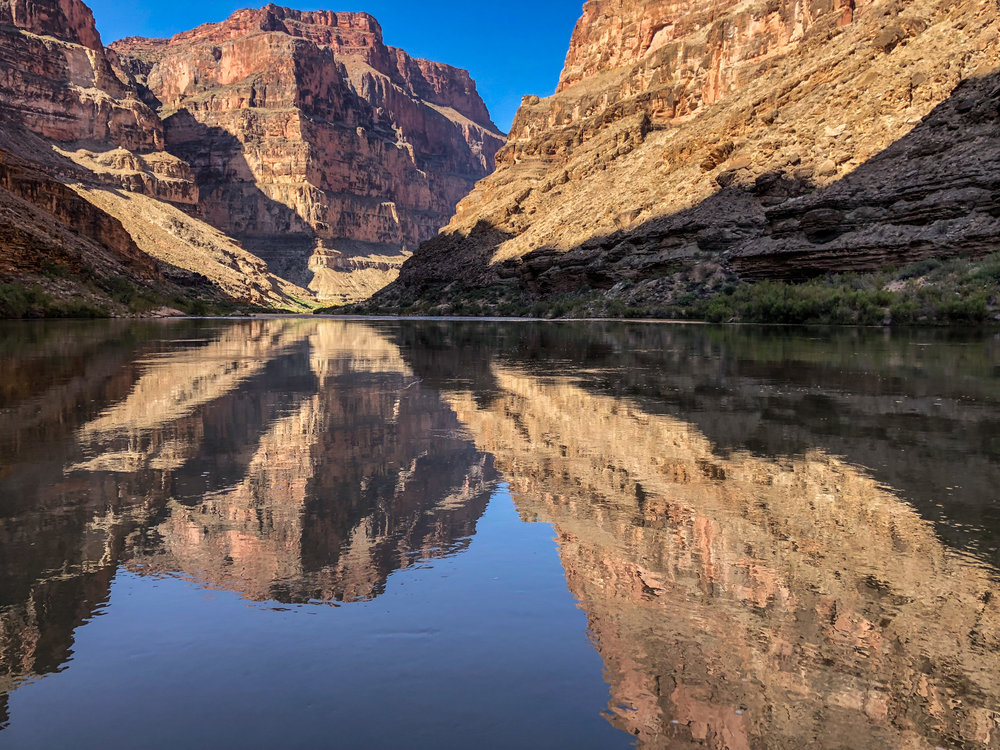  Reflection of the Grand Canyon on the Colorado River 