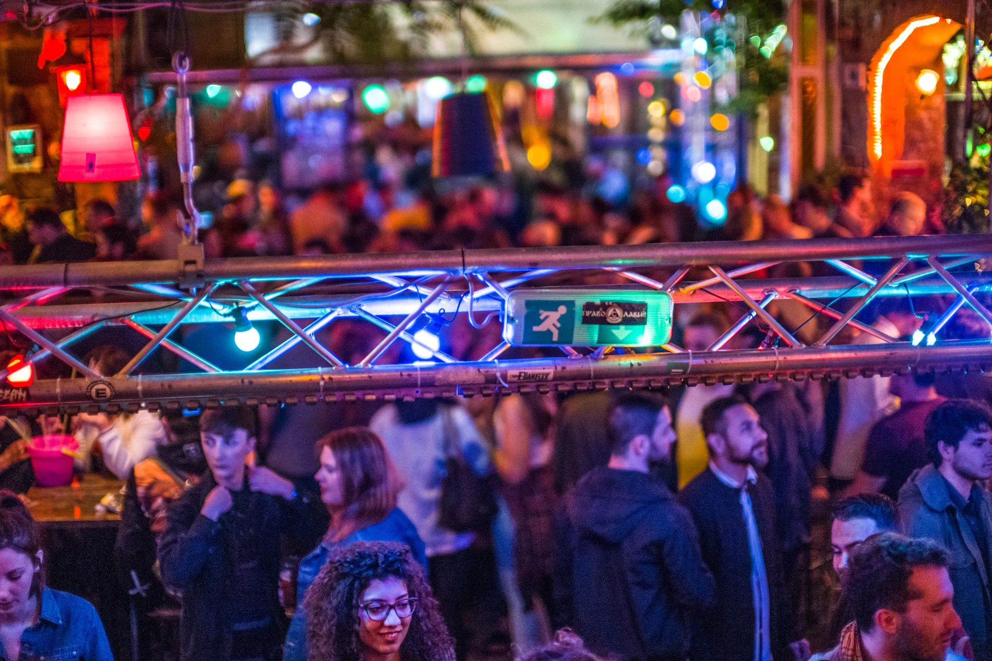 The vibrance of life the Szimpla Kert Ruin Bar in Budapest