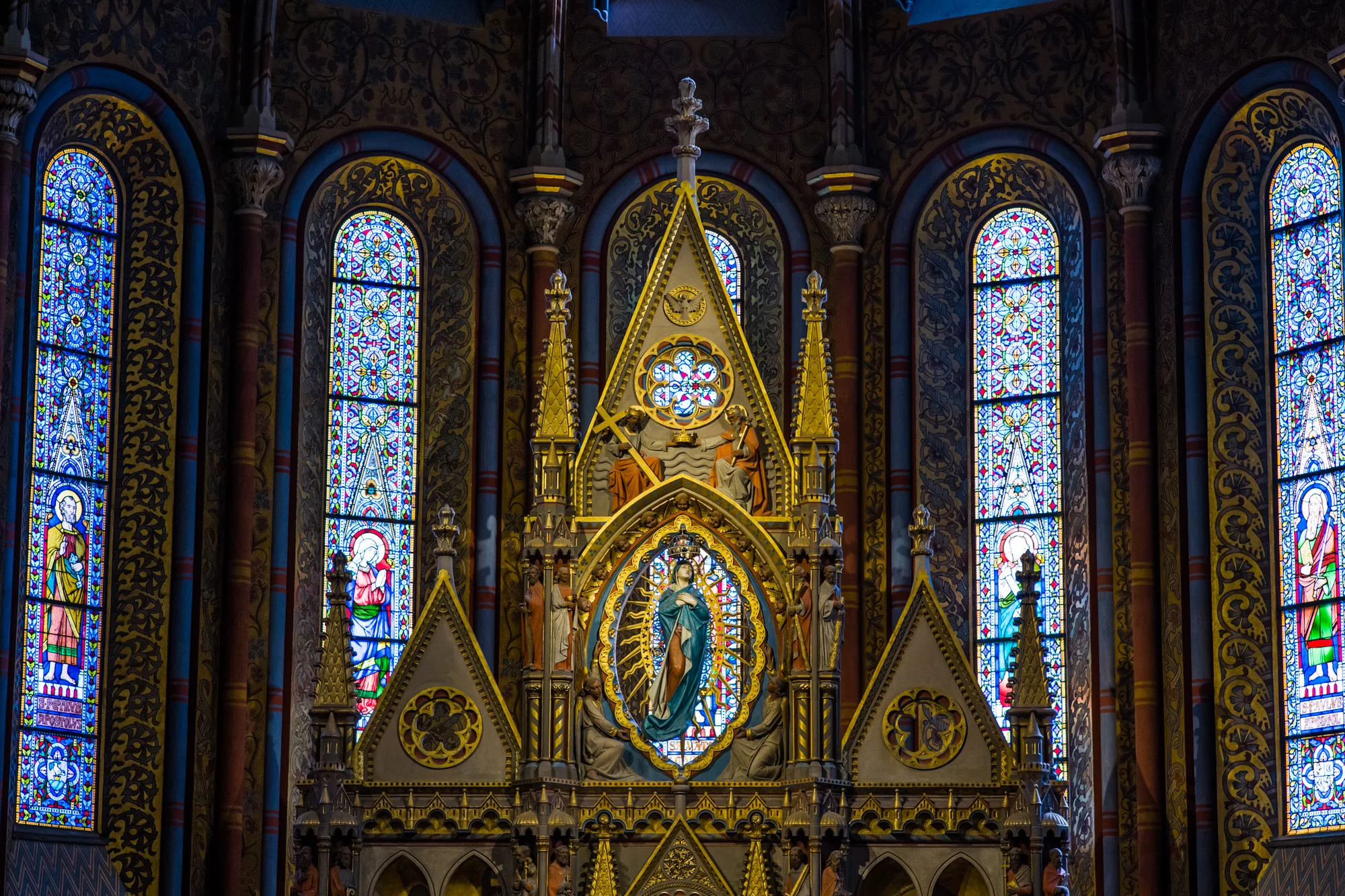 The Altar of Matthias Church