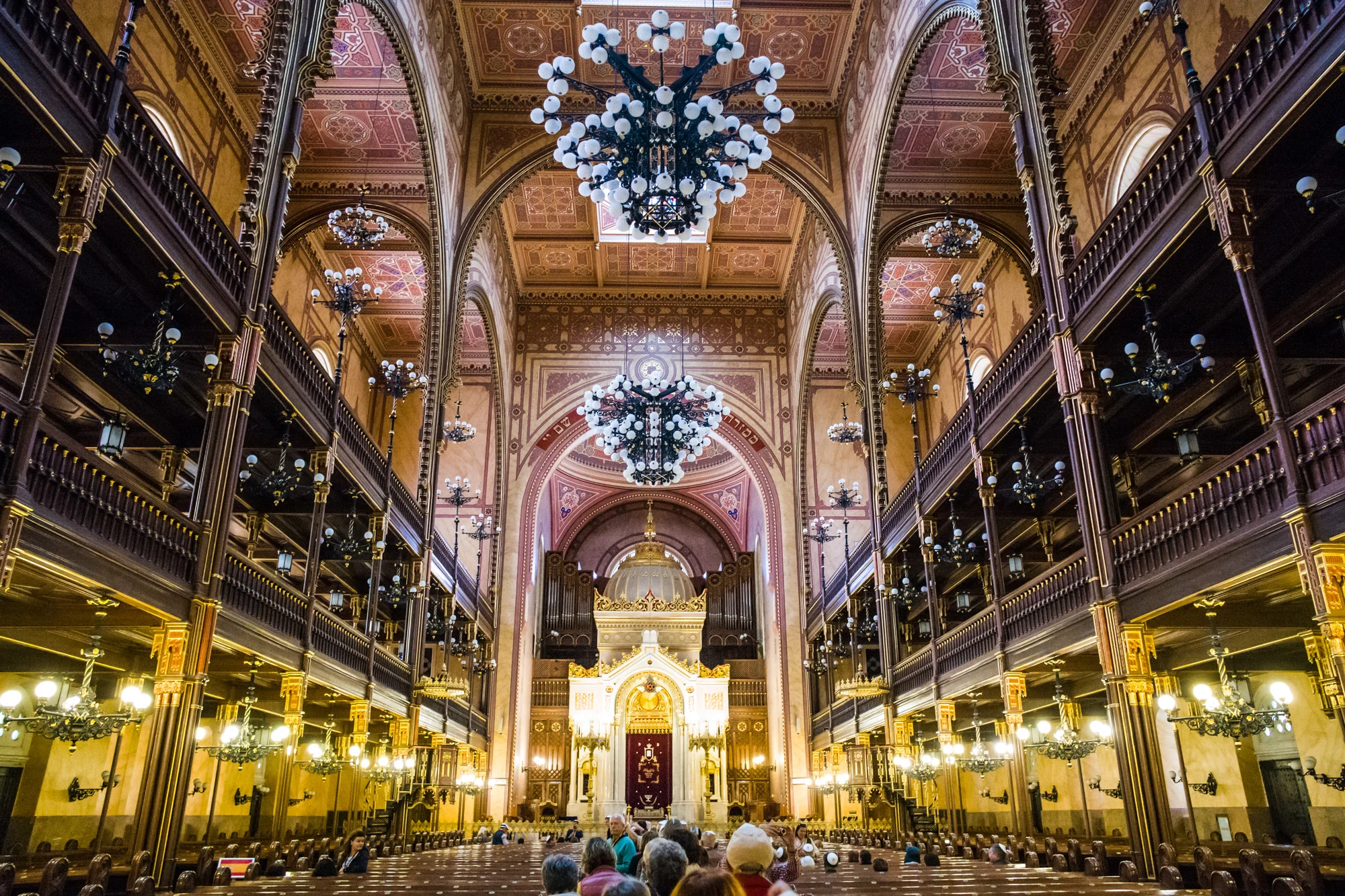 Inside the Dohány Street Synagogue