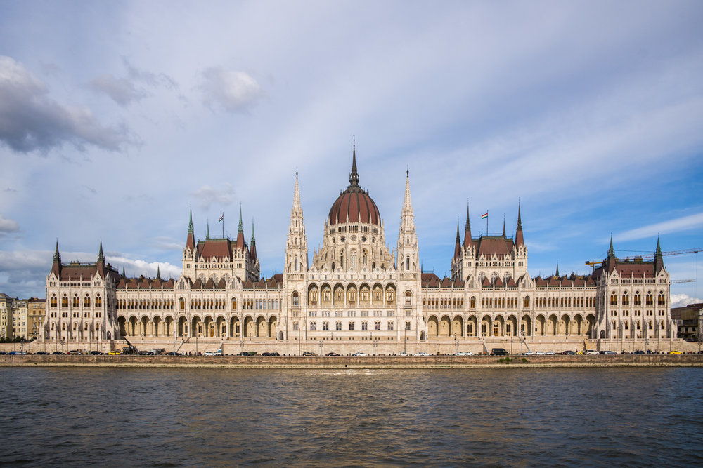 Parliament building seen from the Danube
