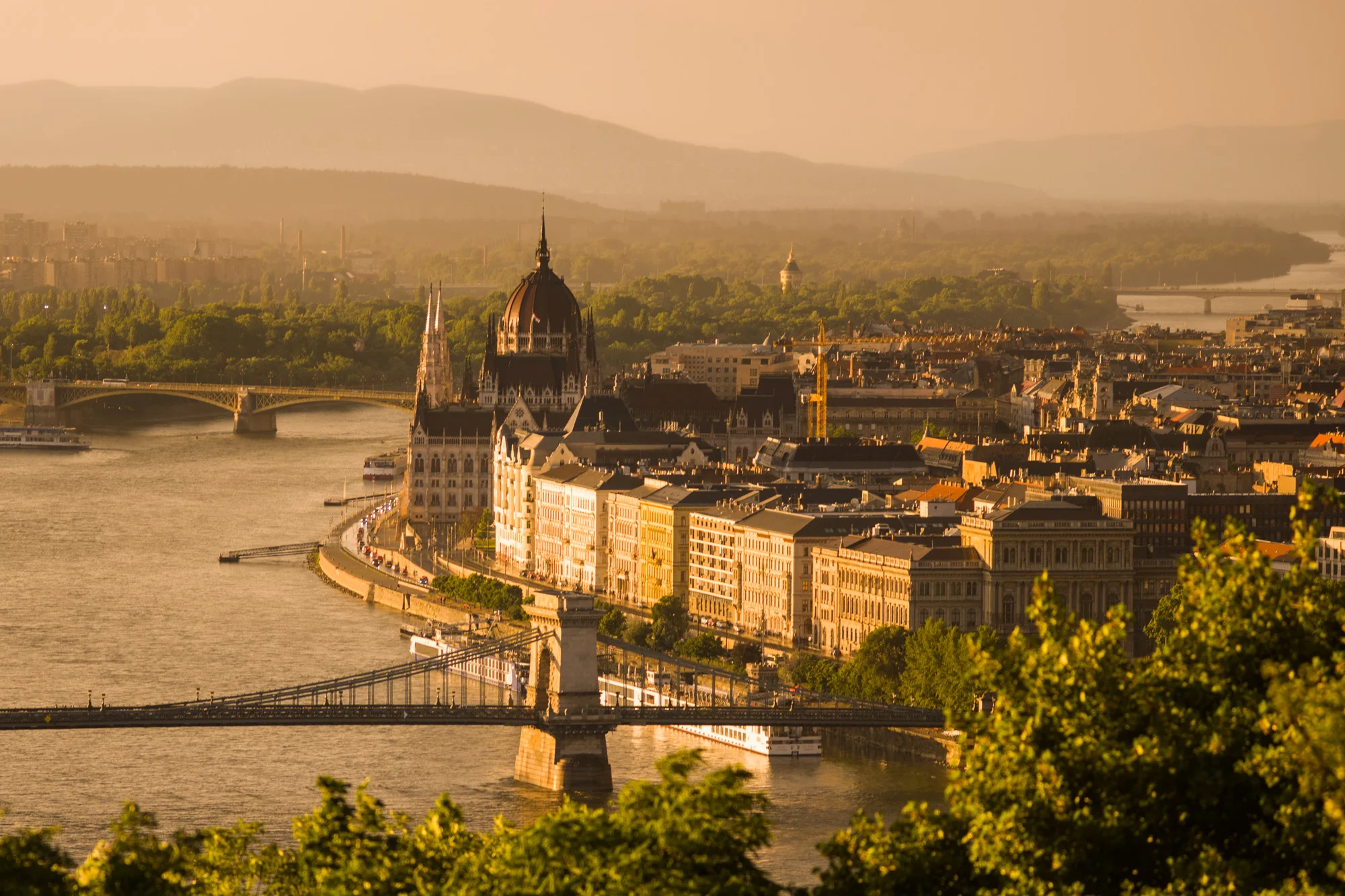 Parliament Building next to the Danube