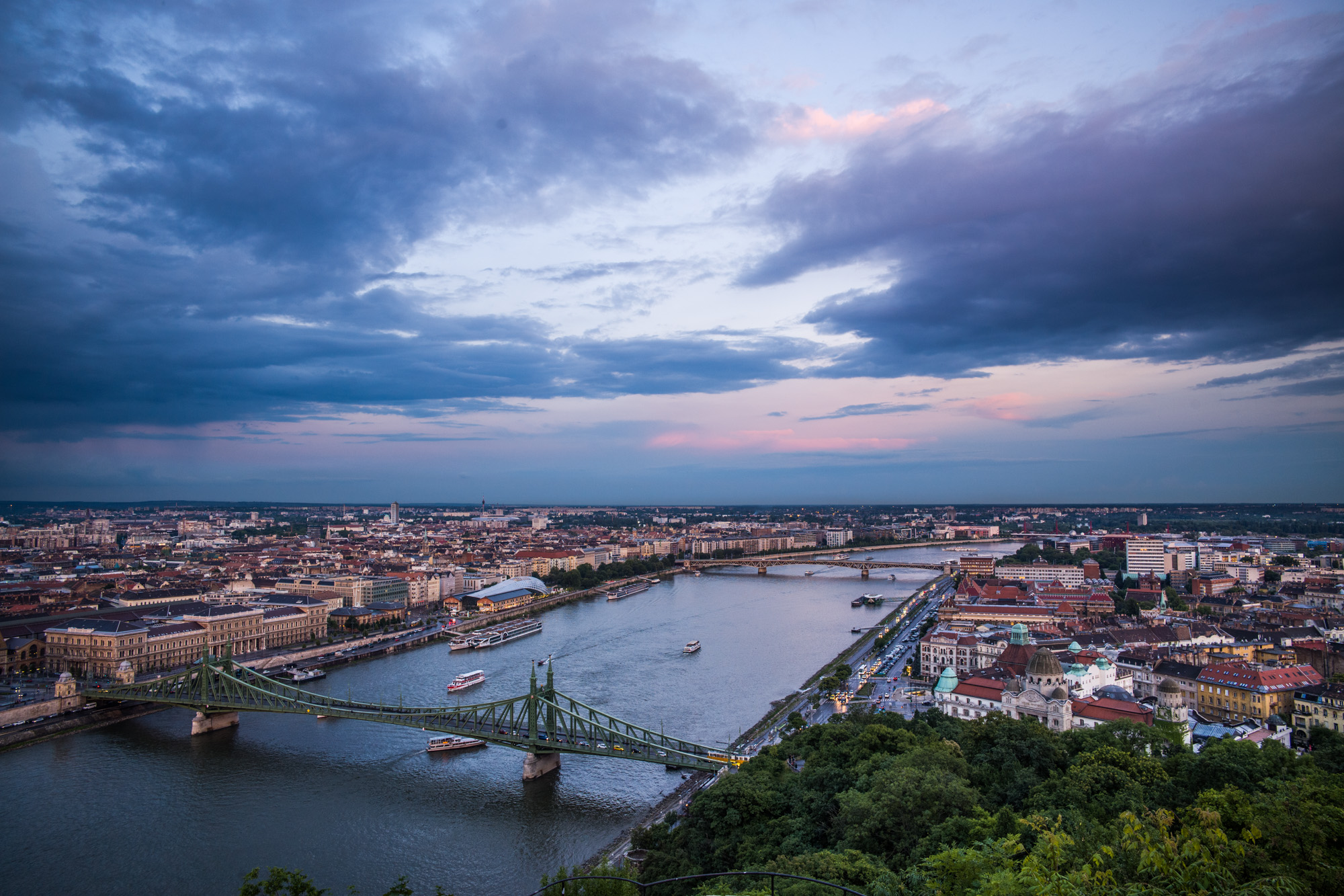 Bridges over the Danube in Budapest