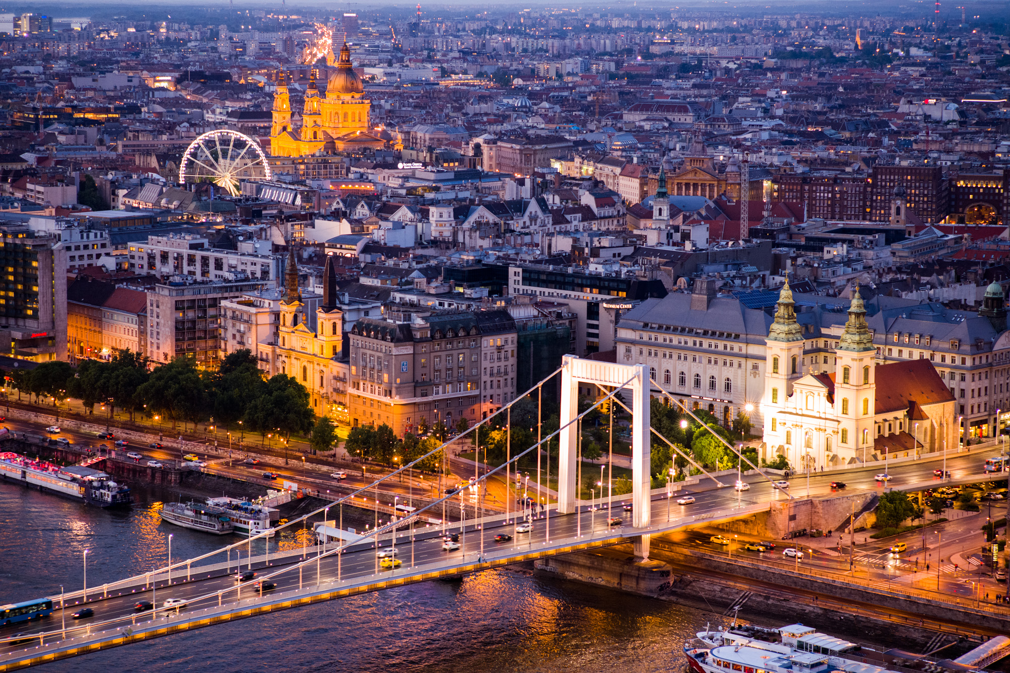 Budapest at night