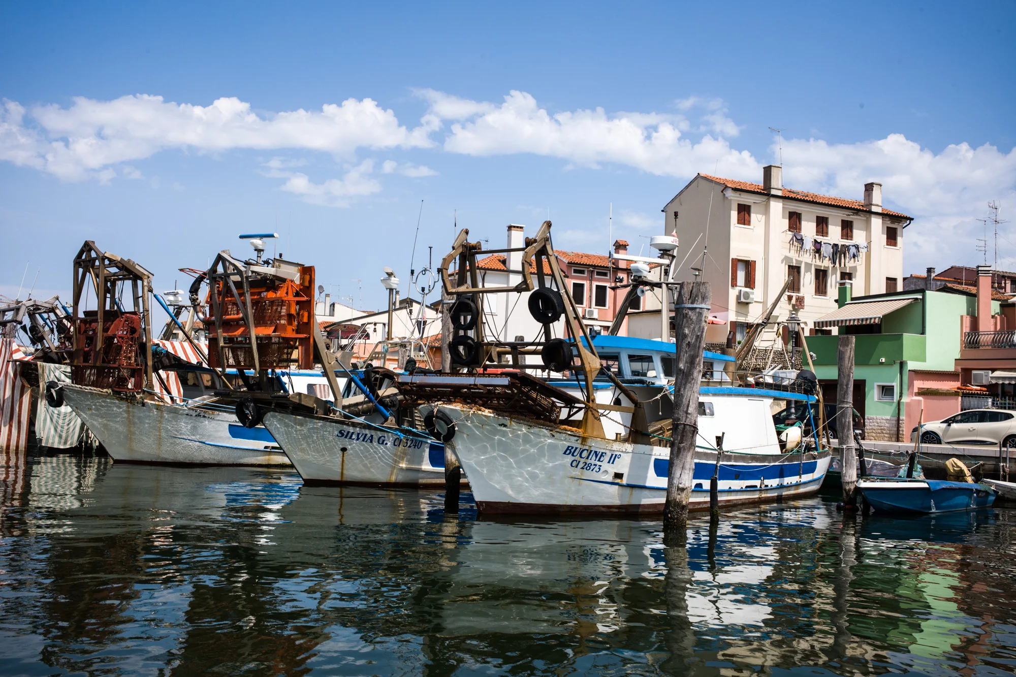 Chioggia is located across the Lagoon from Venice