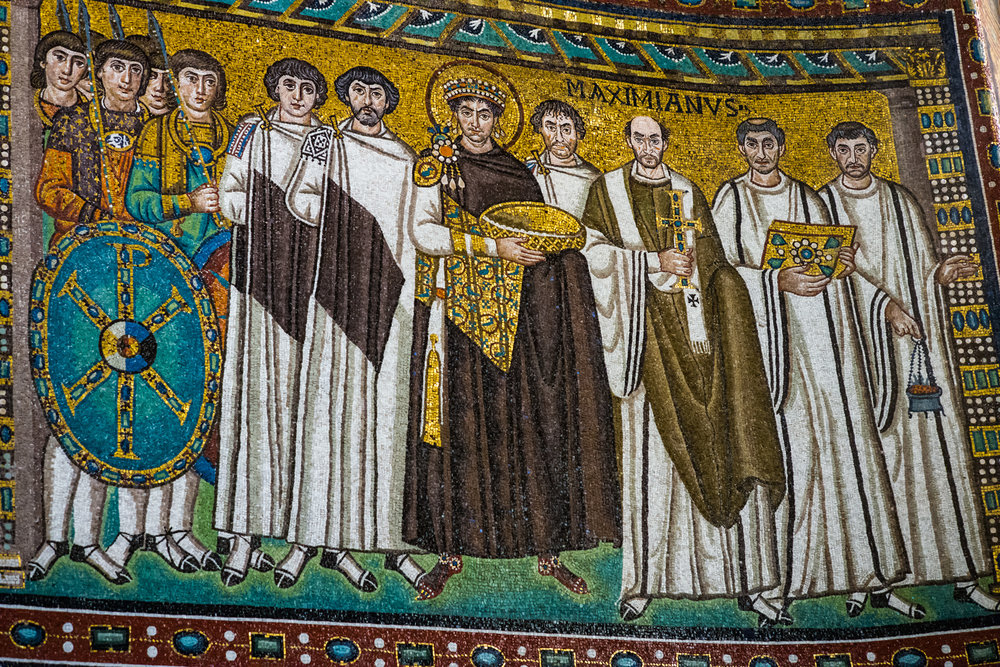 Justinian Mosaic in San Vitale