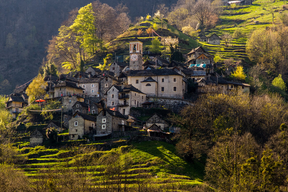 The village of Corippo