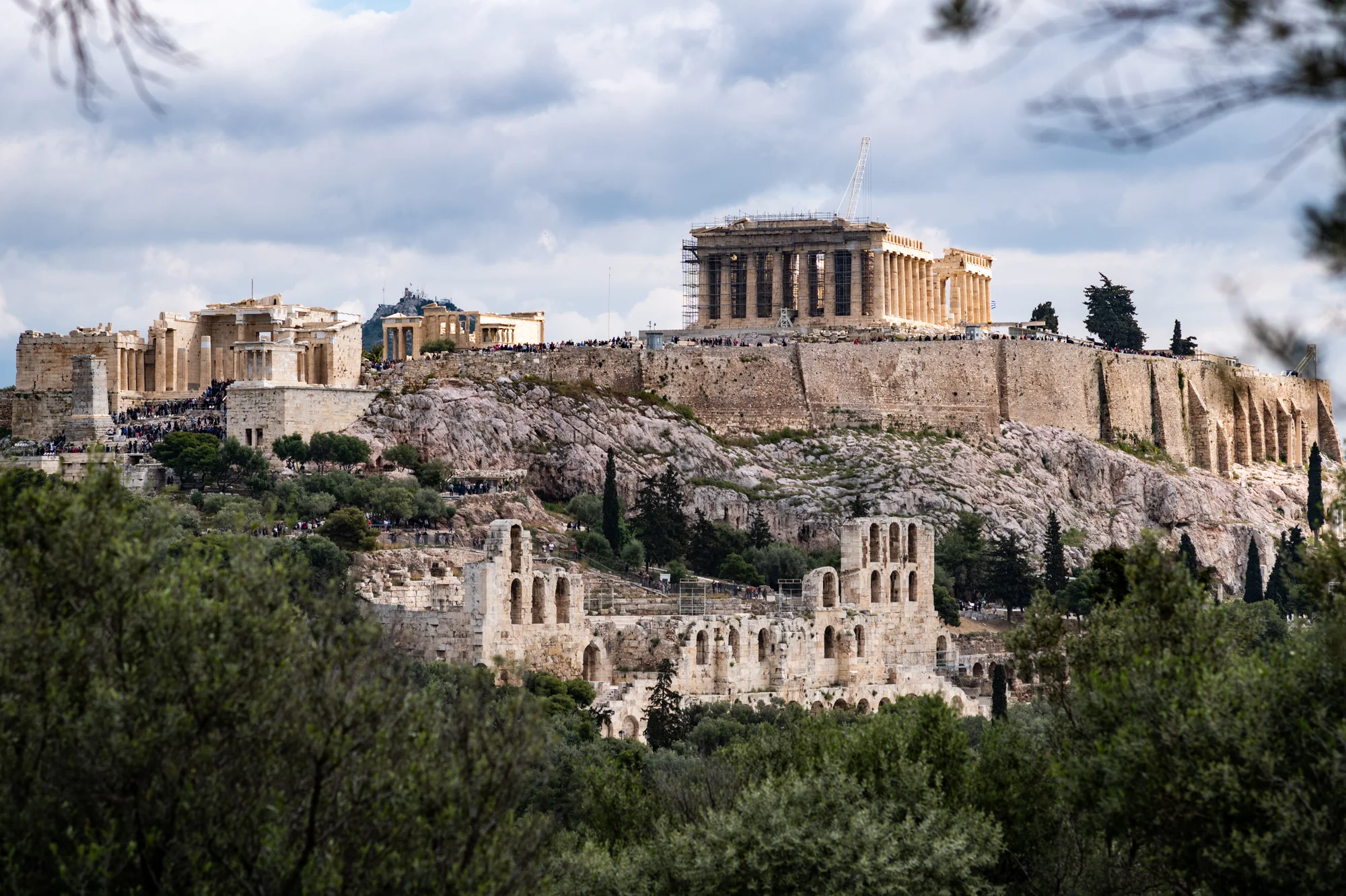 The Parthenon on the Acropolis