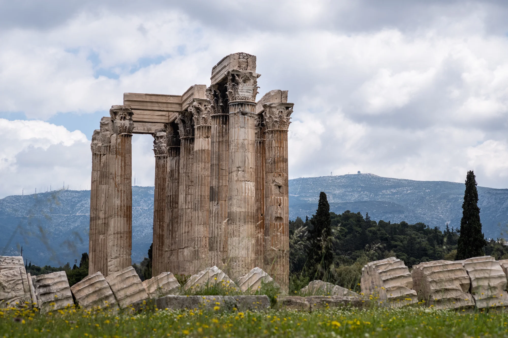 Columns of the Temple of Zeus