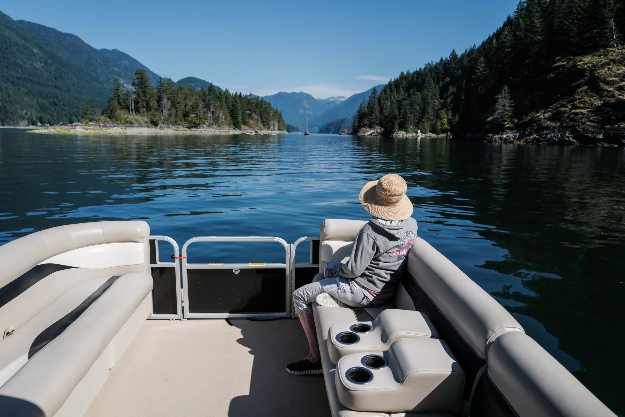 Plenty of room on the pontoon boat for some friends to join