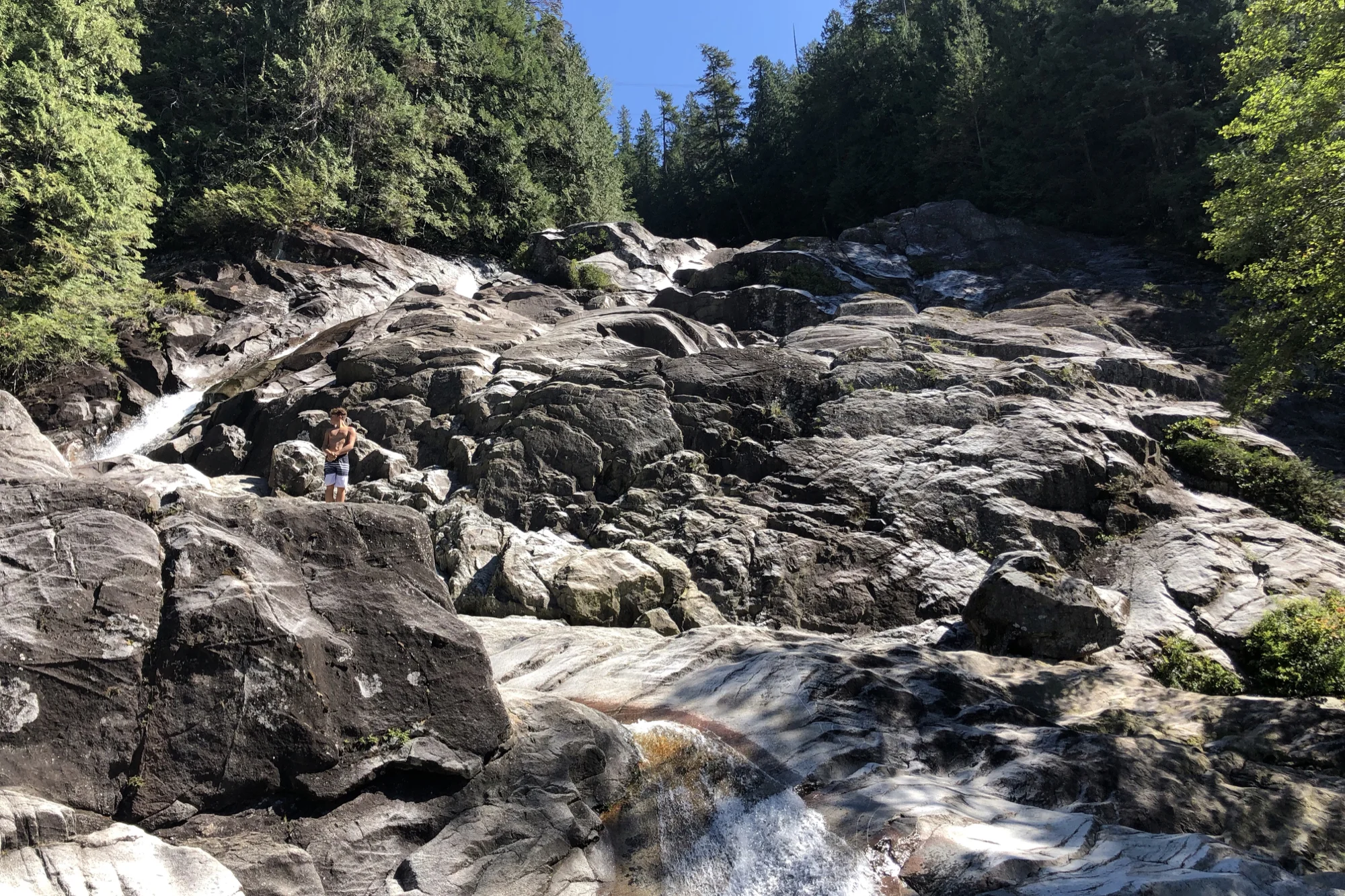Granite Falls at the top of Indian Arm