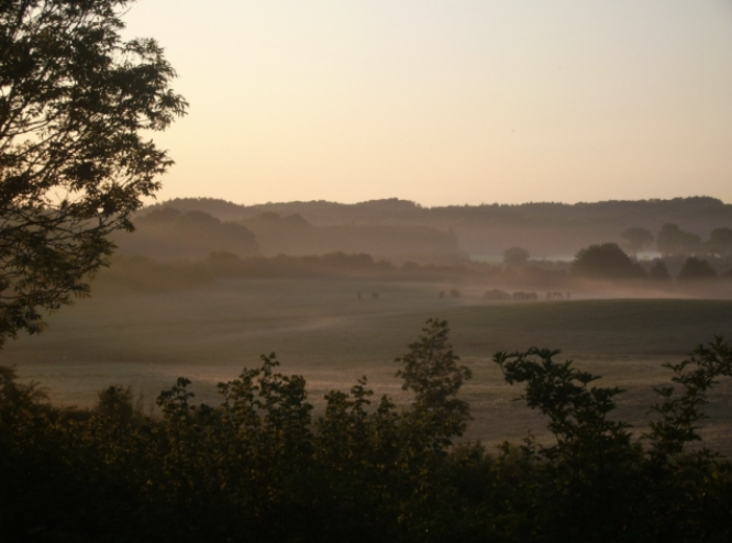 View from the land around the retreat center.