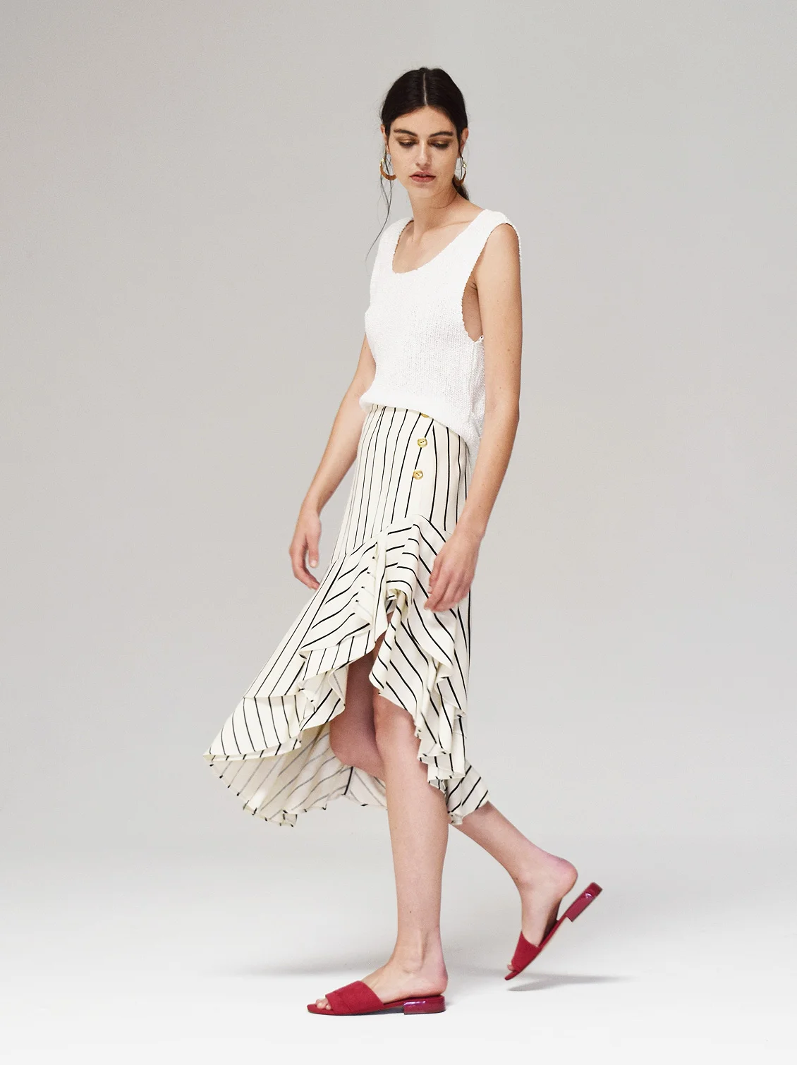 The Vetiver Collection | Richards Ruffle Skirt