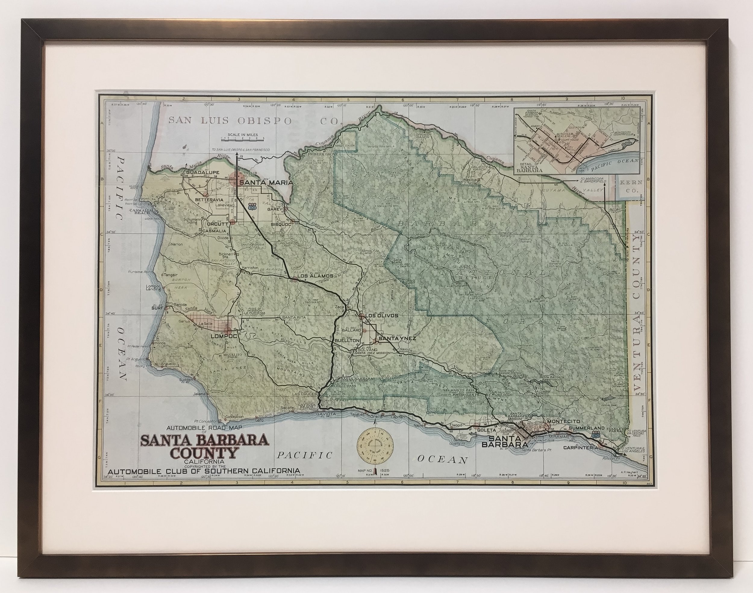 Map of Santa Barbara County