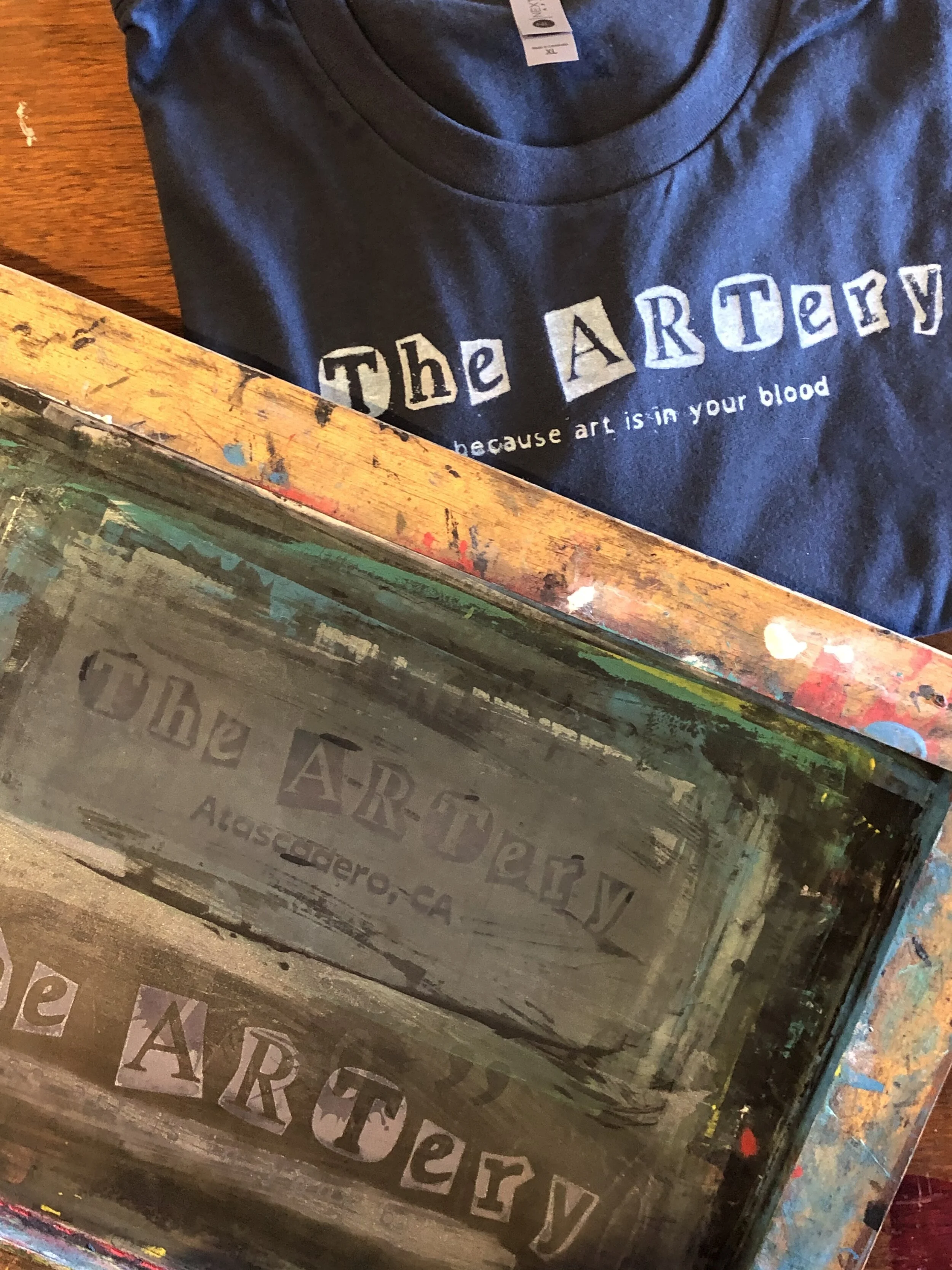 Screen Printing Class — The ARTery