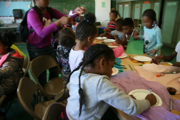 Art class at the Malcolm X Academy Photo credit: Brian Moore