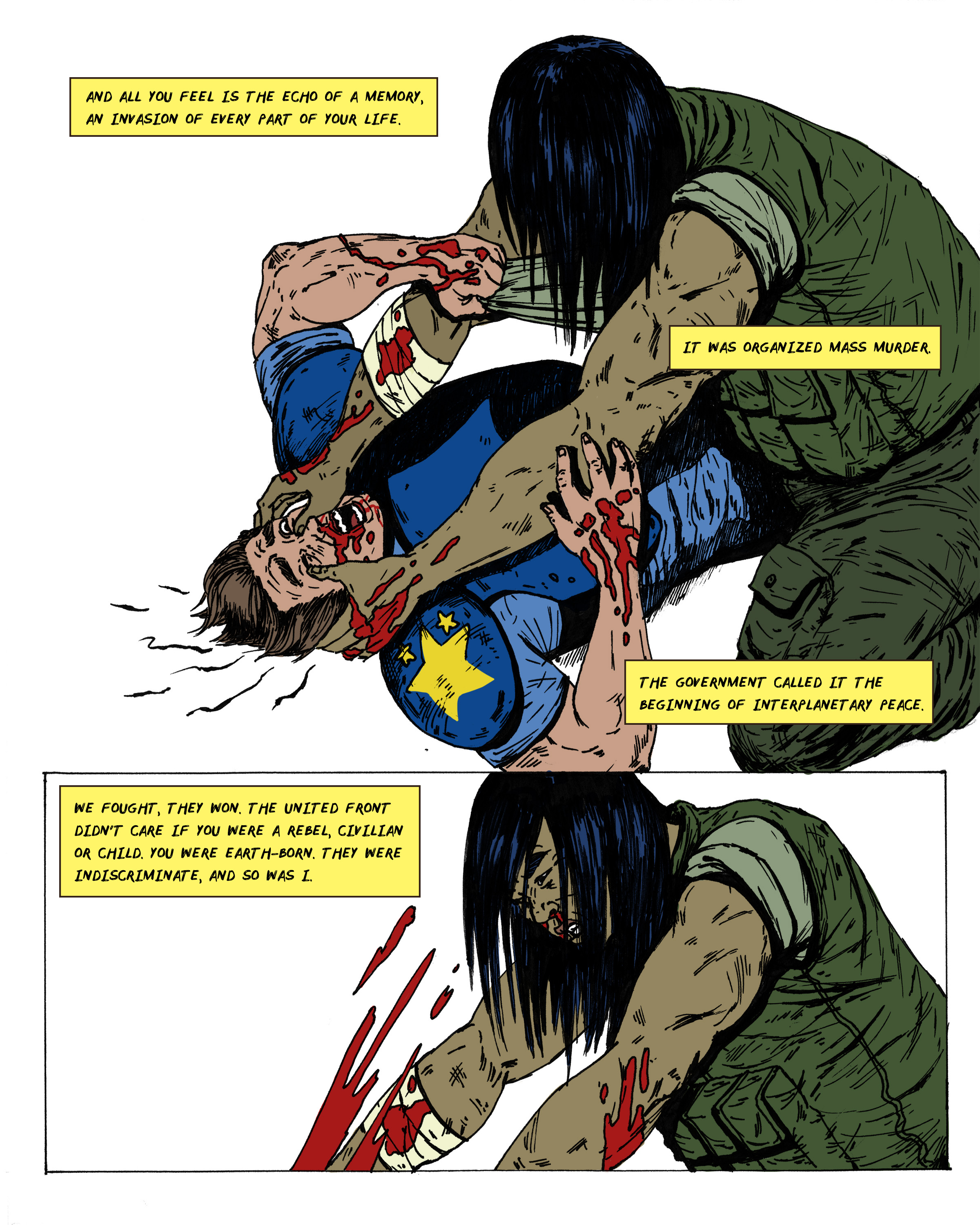 A page from Space Punk