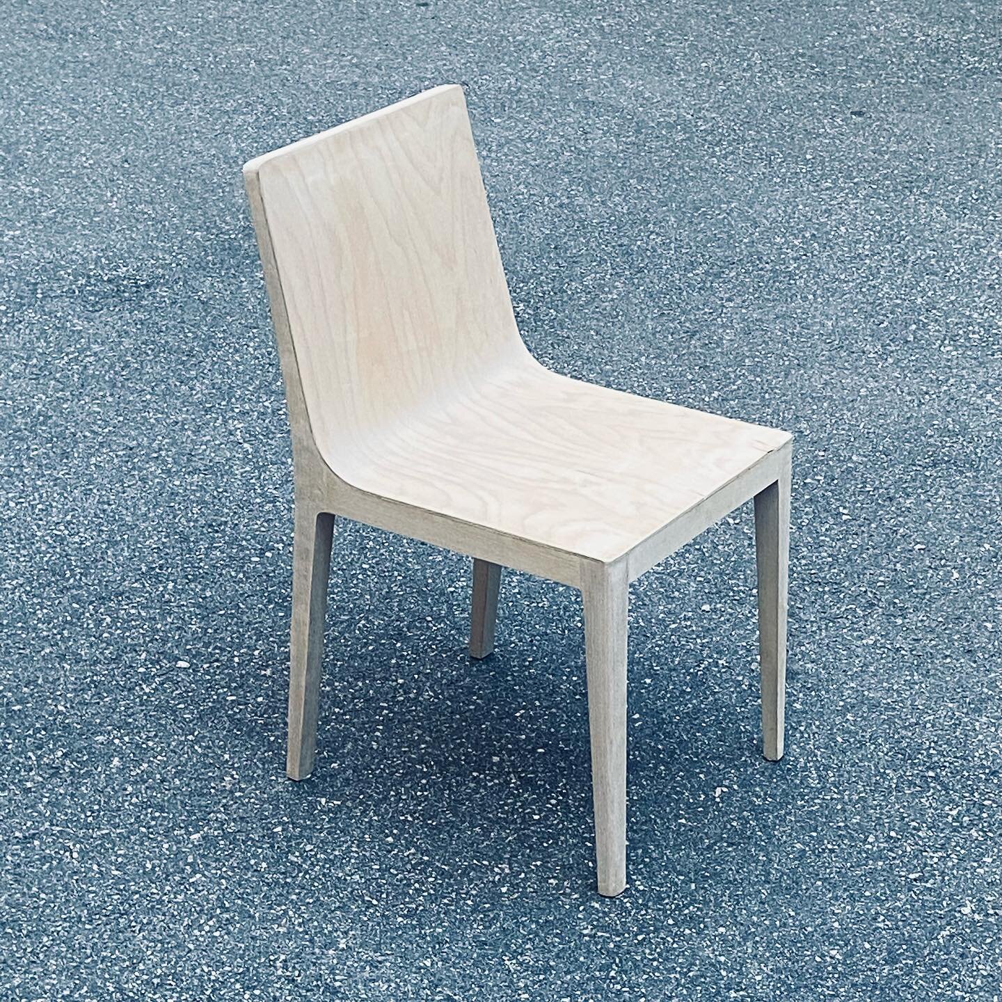 My first solid wood chair I crafted in 2016. It took part to a Ecodesign exhibition in Habitare fair in Helsinki. The chair is made of solid birch with 3D beech plies pressed into continuous seat-back shell.