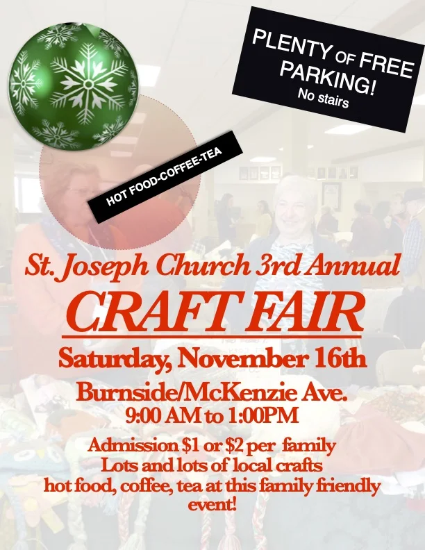 St. Joseph the Worker CWL Third Annual Christmas Craft Fair