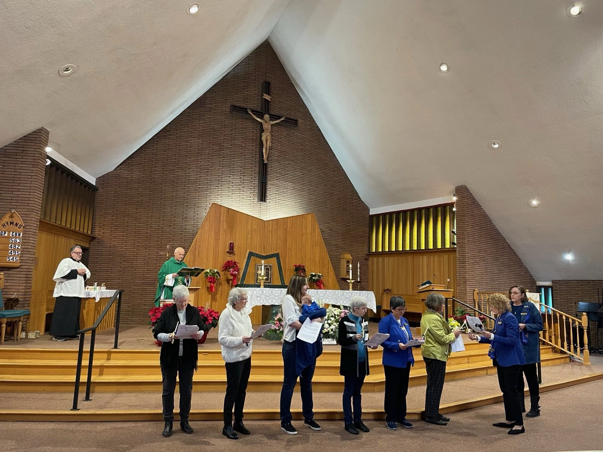 New Executive Team at Sacred Heart Church Sworn In January 10, 2024.