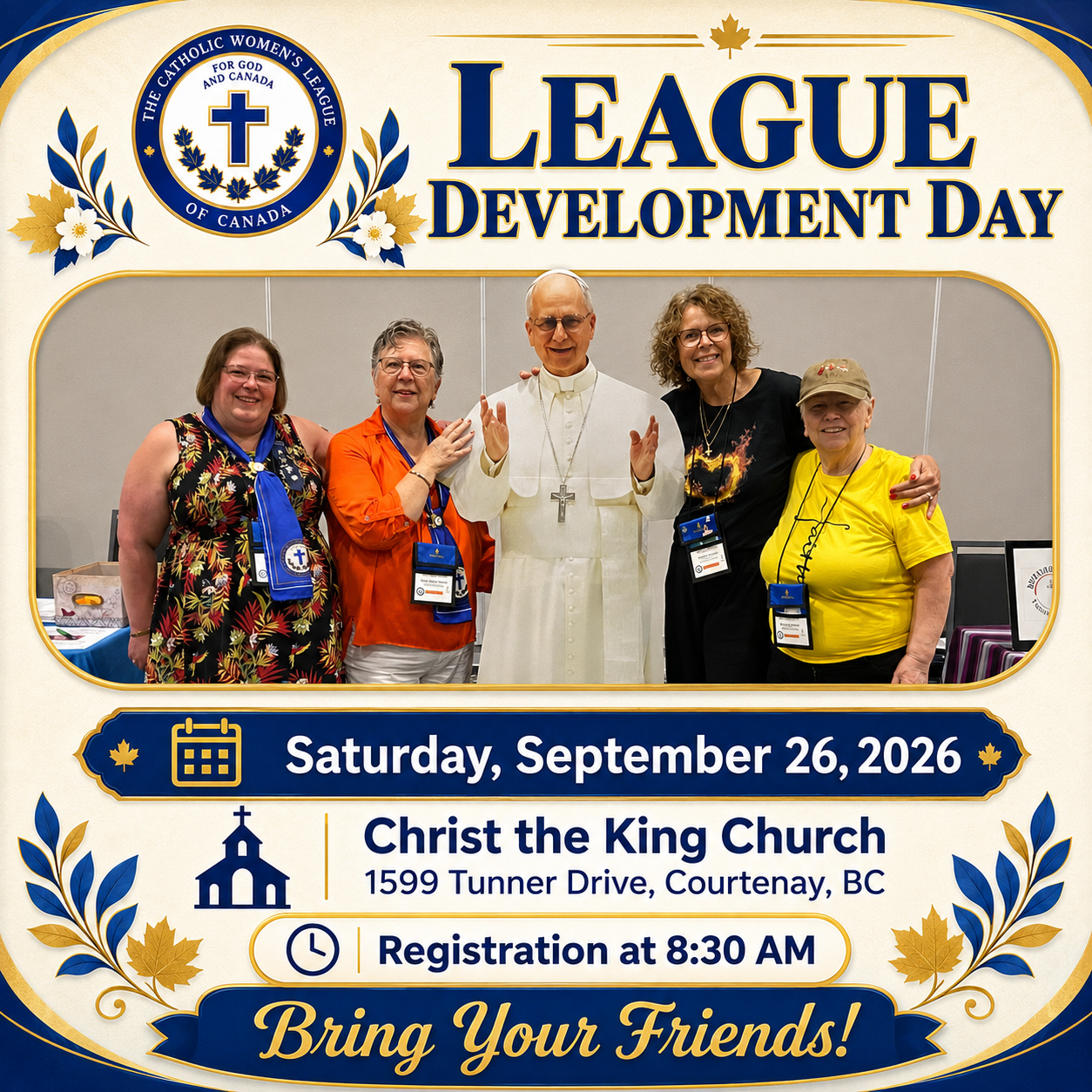 League Development Day, Courtenay, BC--Saturday, September 26,2026