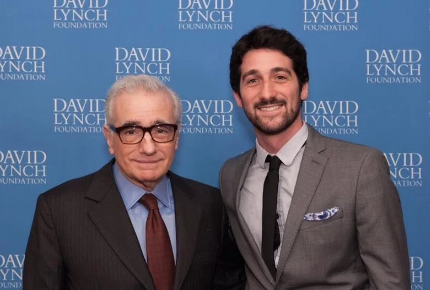 With Martin Scorsese, 2015