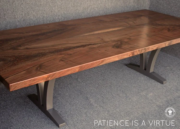 OUTSIDE THE BOX HANDCRAFTED TABLES — Patience Is A Virtue - handmade ...