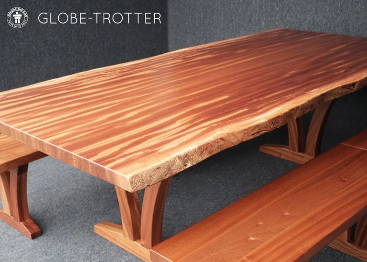OUTSIDE THE BOX HANDCRAFTED TABLES — GlobeTrotter Dining table