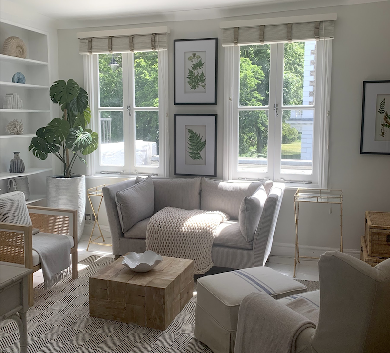 Holiday home living room design