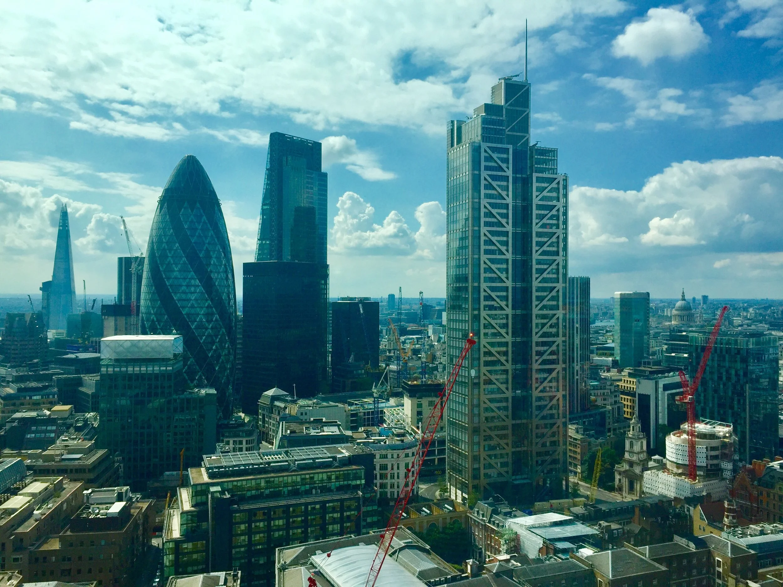 The view from my building in Spitalfields