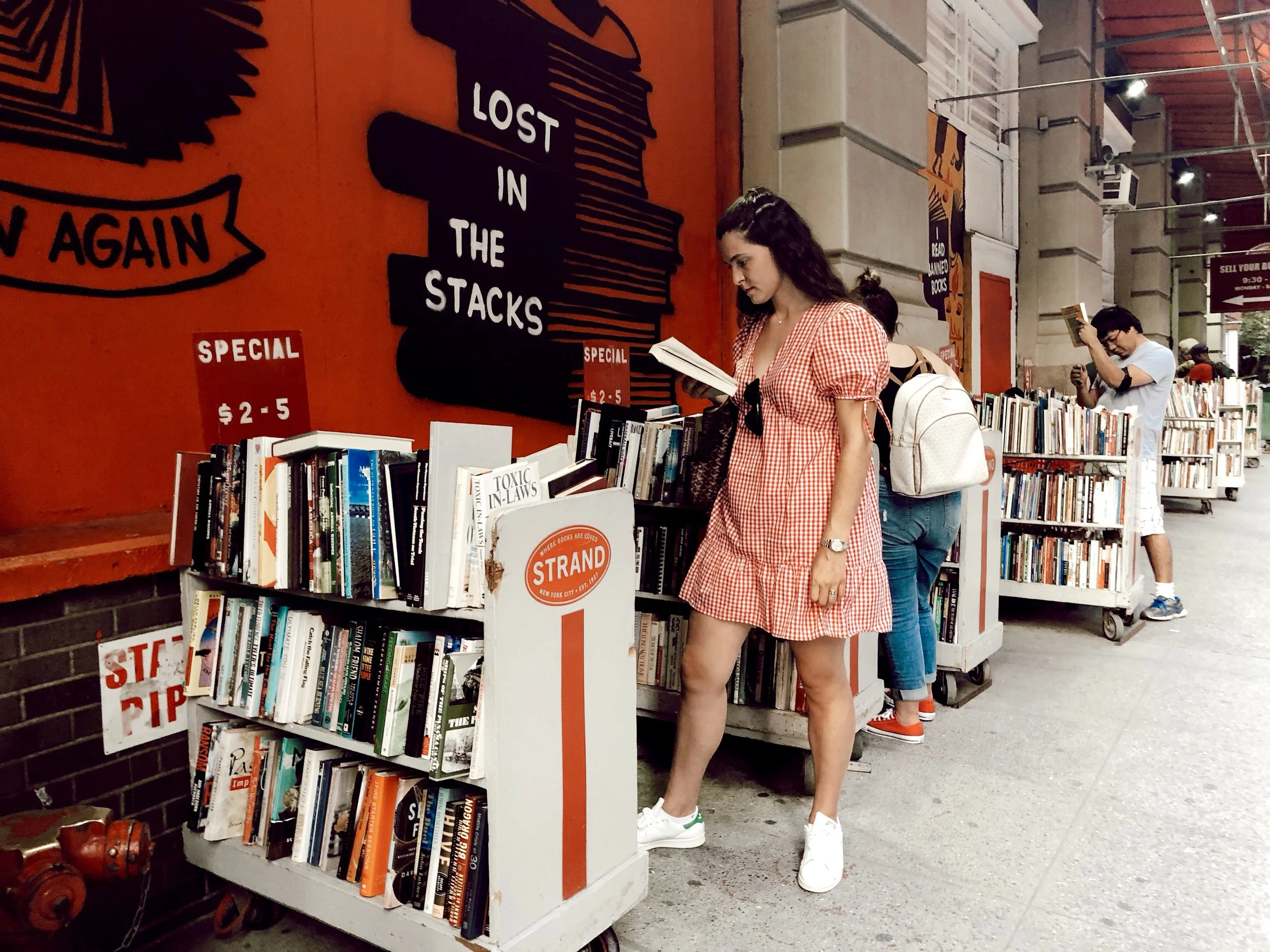 Lost in the stacks at my favorite bookstore in NYC // SHOP HERE