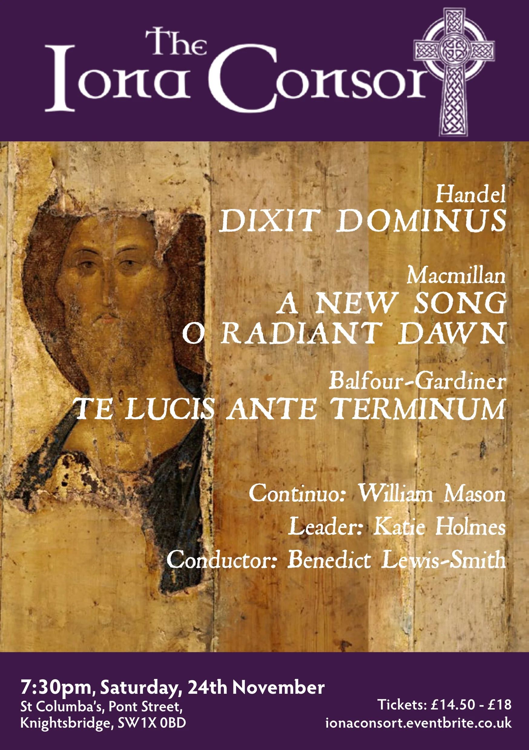 Iona Consort: Handel Dixit Dominus