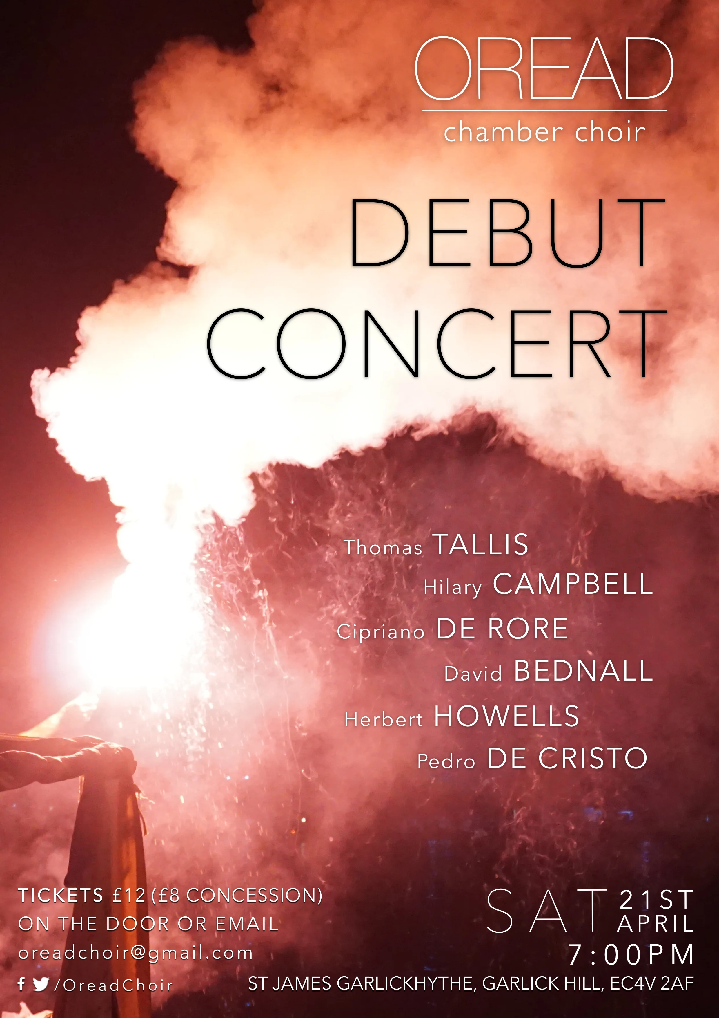 Oread Chamber Choir: Debut Concert