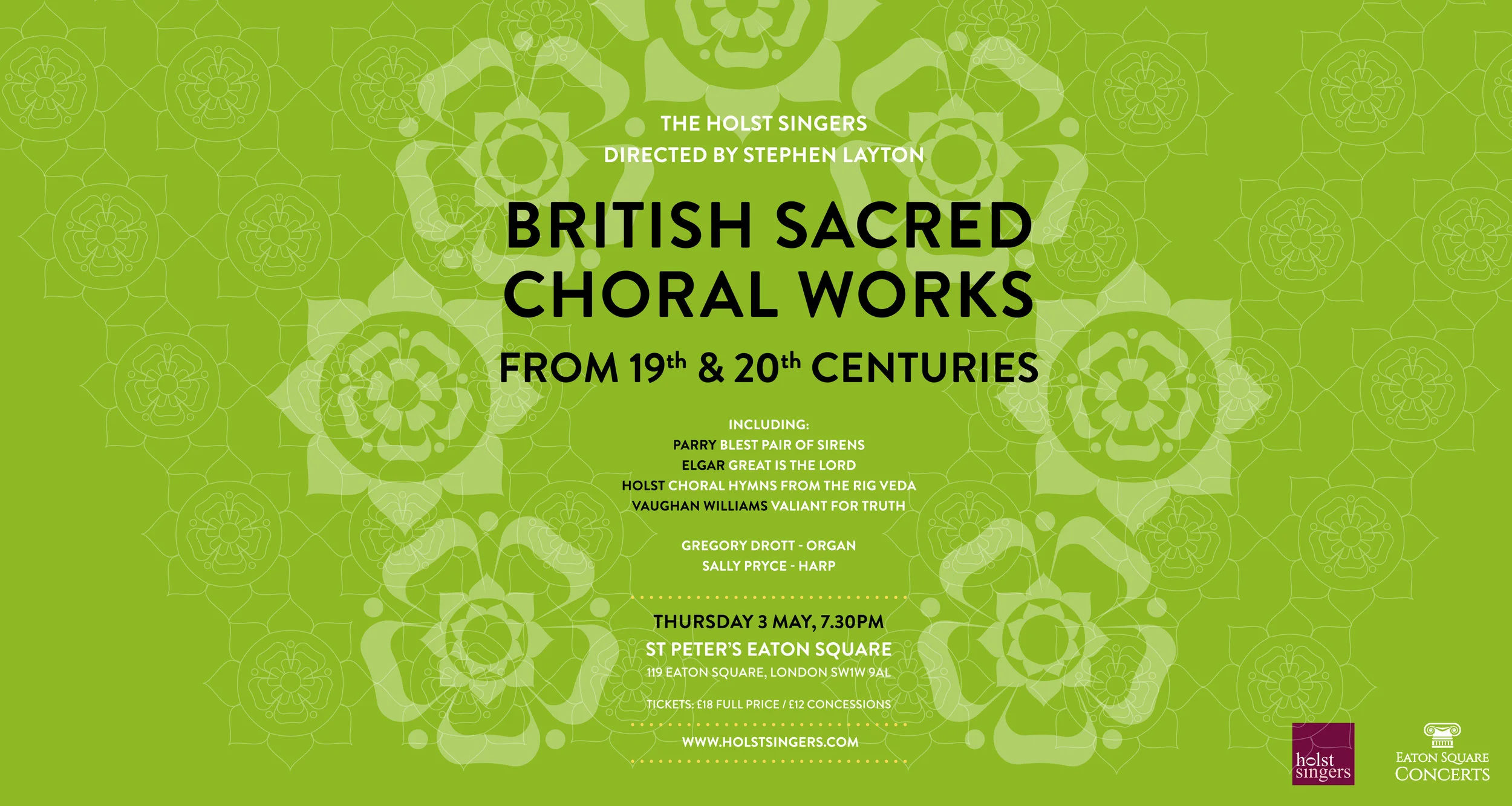 Holst Singers: Muscular to mystical – Sacred music of Elgar, Parry, Holst &amp; Vaughan Williams